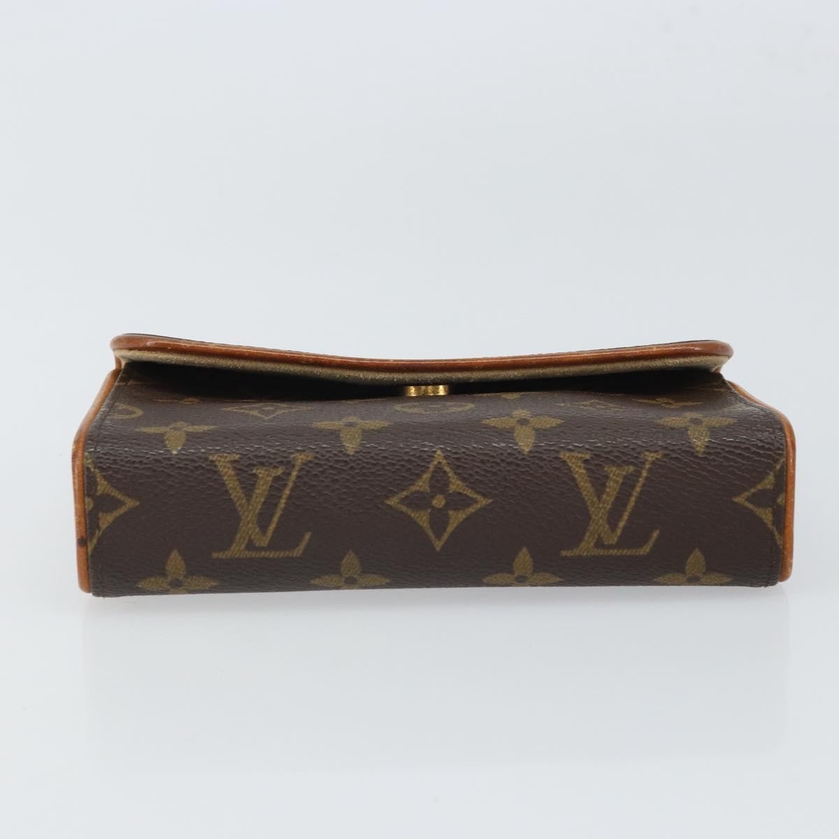 Louis Vuitton Florentine Waist Monogram Canvas Brown Canvas Clutche & Pouche Bag (Pre-Owned)