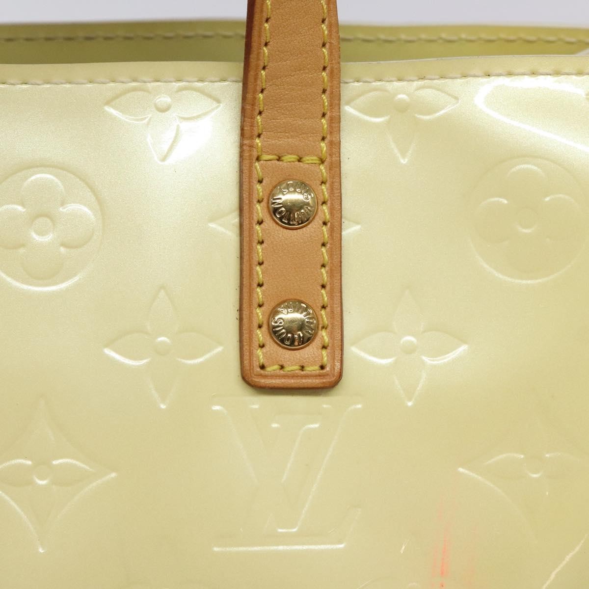 Louis Vuitton Reade Monogram Vernis Beige Patent_Leather Handbag (Pre-Owned)