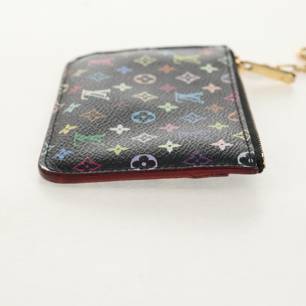 Louis Vuitton Pochette Clés Nm Monogram Multicolor Canvas Black Canvas Wallets Accessory (Pre-Owned)