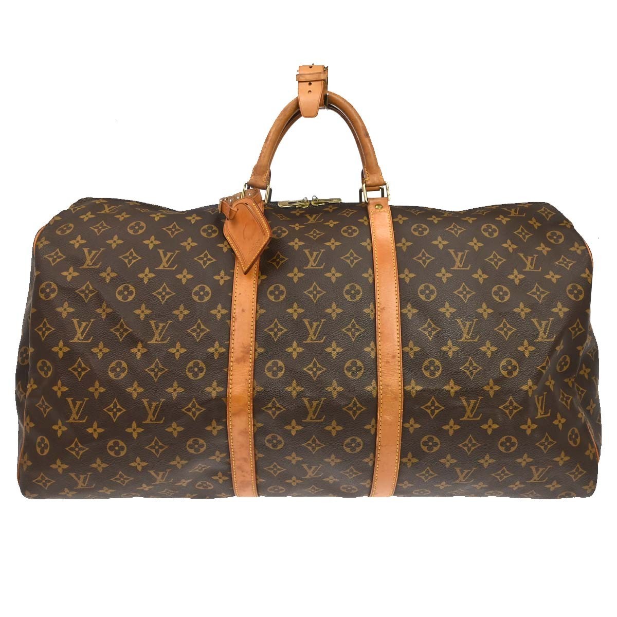 Louis Vuitton Keepall Monogram Canvas Brown Canvas Travel Bag Bag (Pre-Owned)
