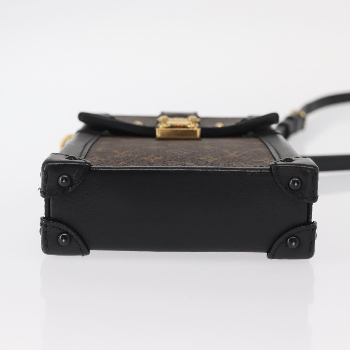 Louis Vuitton Vertical Trunk Pochette Monogram Canvas Brown Canvas Clutche & Pouche Bag (Pre-Owned)