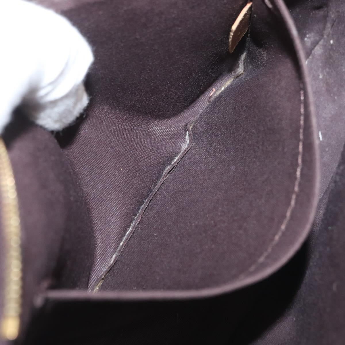 Louis Vuitton Lexington Pochette Monogram Vernis Brown Patent_Leather Clutche & Pouche Bag (Pre-Owned)