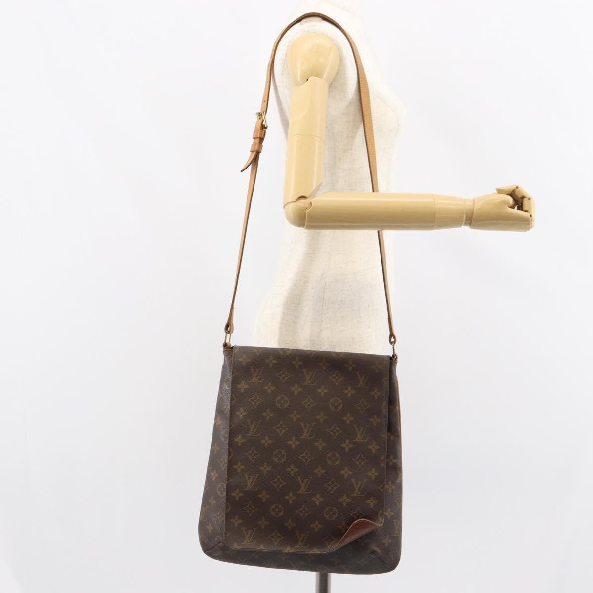 Louis Vuitton Musette Salsa Monogram Canvas Brown Canvas Shoulder Bag Bag (Pre-Owned)