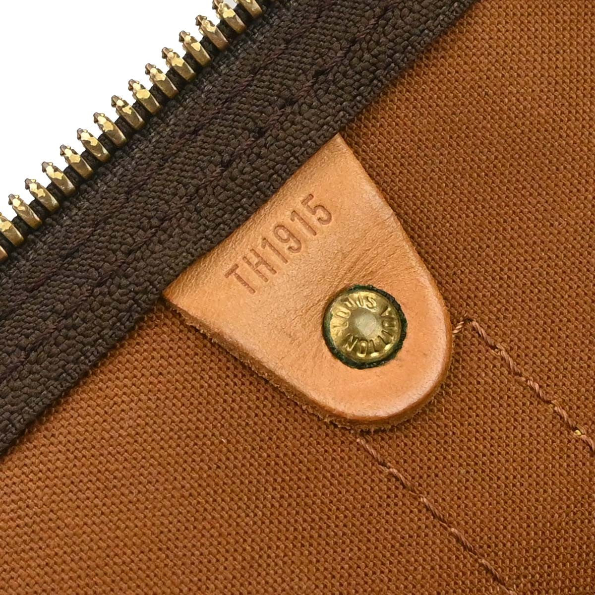 Louis Vuitton Keepall Bandouliere Monogram Canvas Brown Canvas Travel Bag Bag (Pre-Owned)