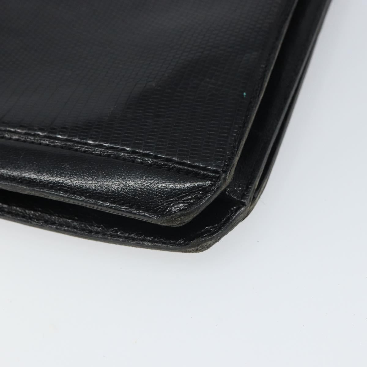 Saint Laurent Vintage Leather Black Leather Shoulder Bag Bag (Pre-Owned)