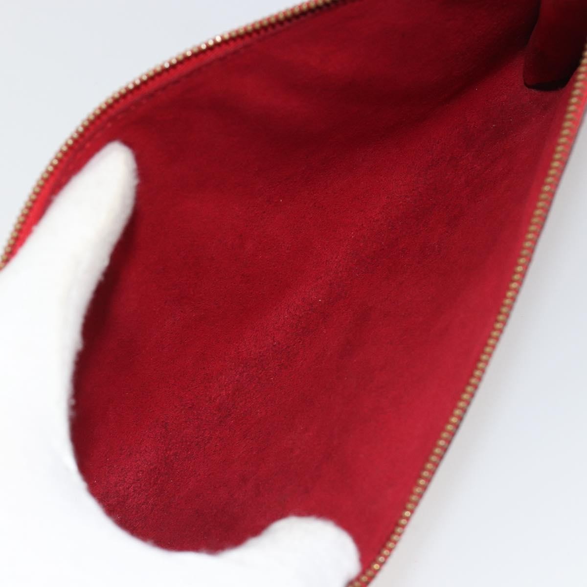 Louis Vuitton Pochette Accessoires Epi Red Leather Clutche & Pouche Bag (Pre-Owned)