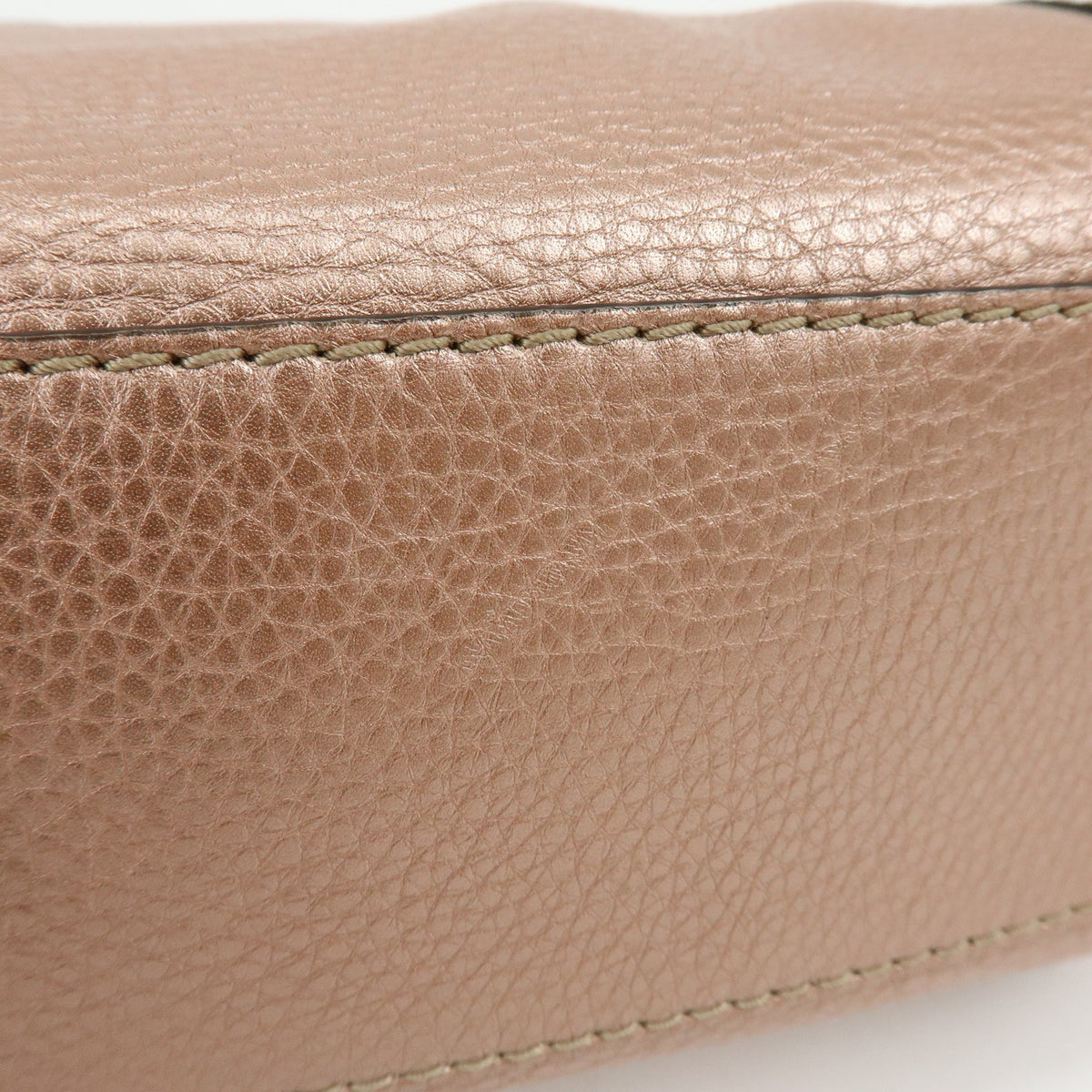 Gucci Bella Convertible Top Handle Leather Pink Leather Handbag (Pre-Owned)