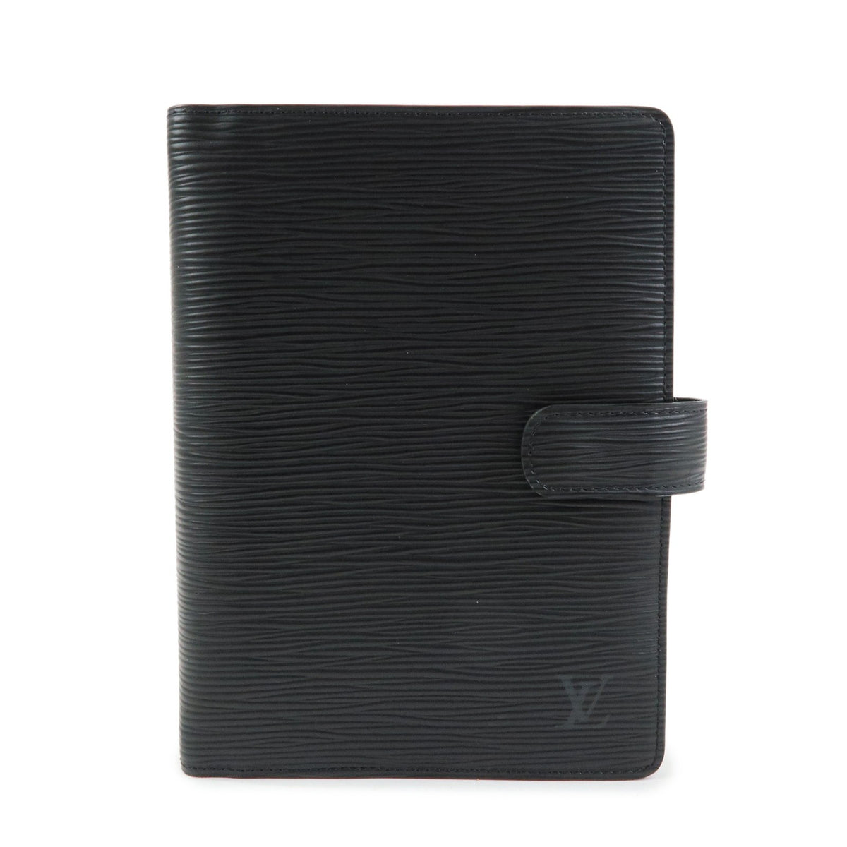 Louis Vuitton Ring Agenda Cover Epi Leather Black Leather Briefcase Bag (Pre-Owned)