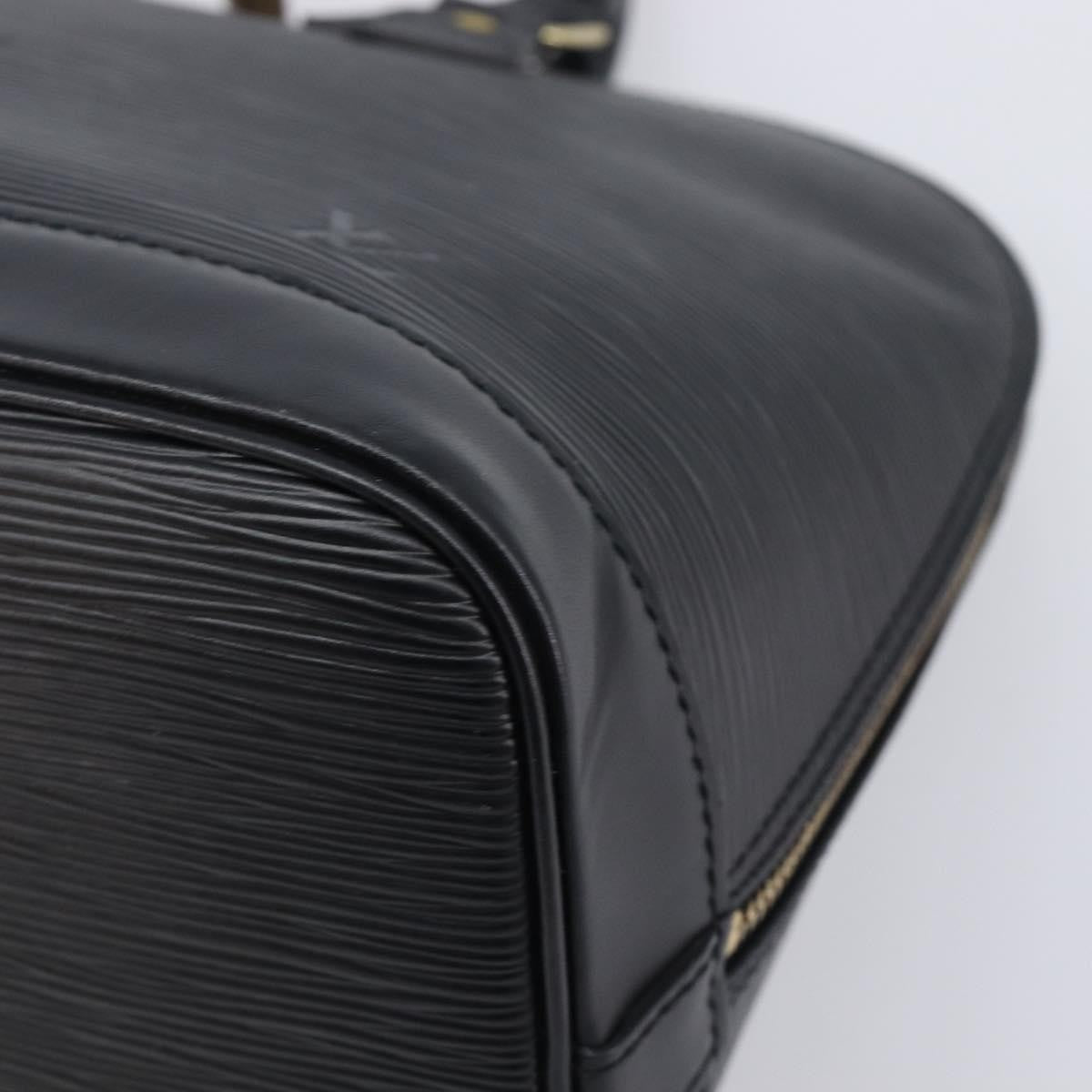 Louis Vuitton Vintage Alma Epi Leather Black Leather Handbag (Pre-Owned)