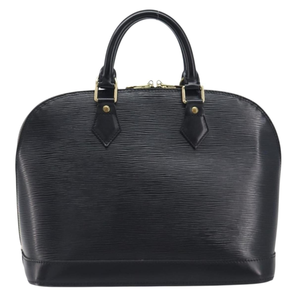 Louis Vuitton Vintage Alma Epi Leather Black Leather Handbag (Pre-Owned)