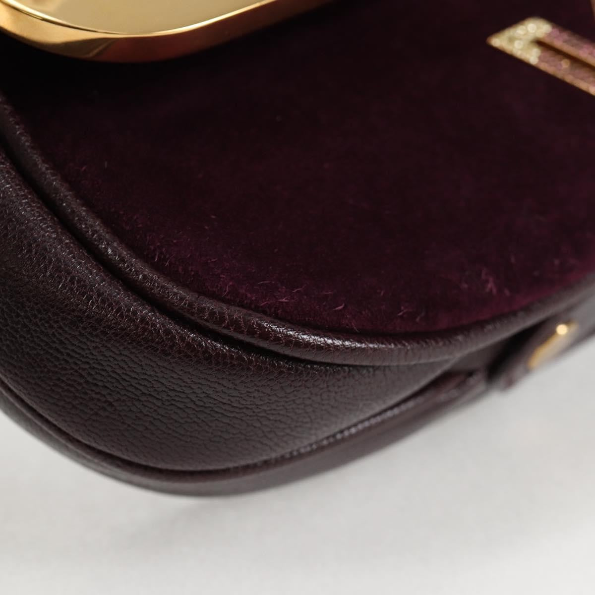 Louis Vuitton Avant Garde Pochette Leather With Suede Brown Leather Bag (Pre-Owned)
