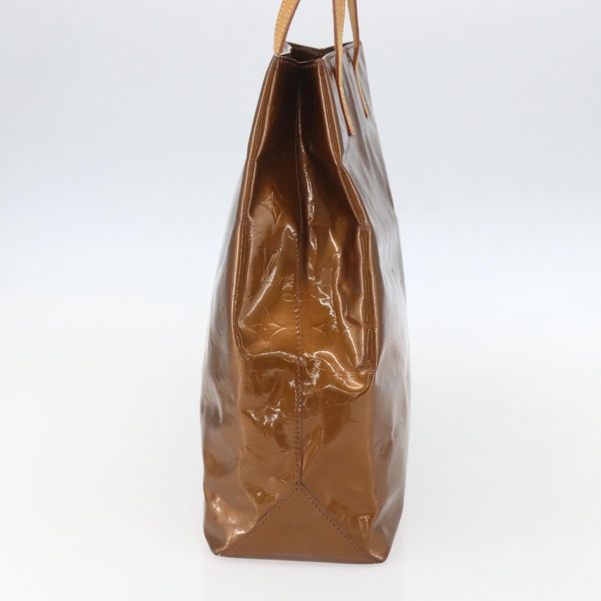 Louis Vuitton Reade Monogram Vernis Brown Patent_Leather Handbag (Pre-Owned)