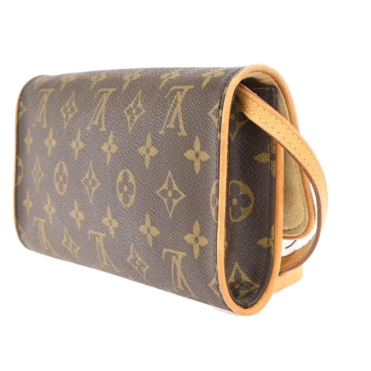 Louis Vuitton Twin Monogram Canvas Brown Canvas Clutche & Pouche Bag (Pre-Owned)