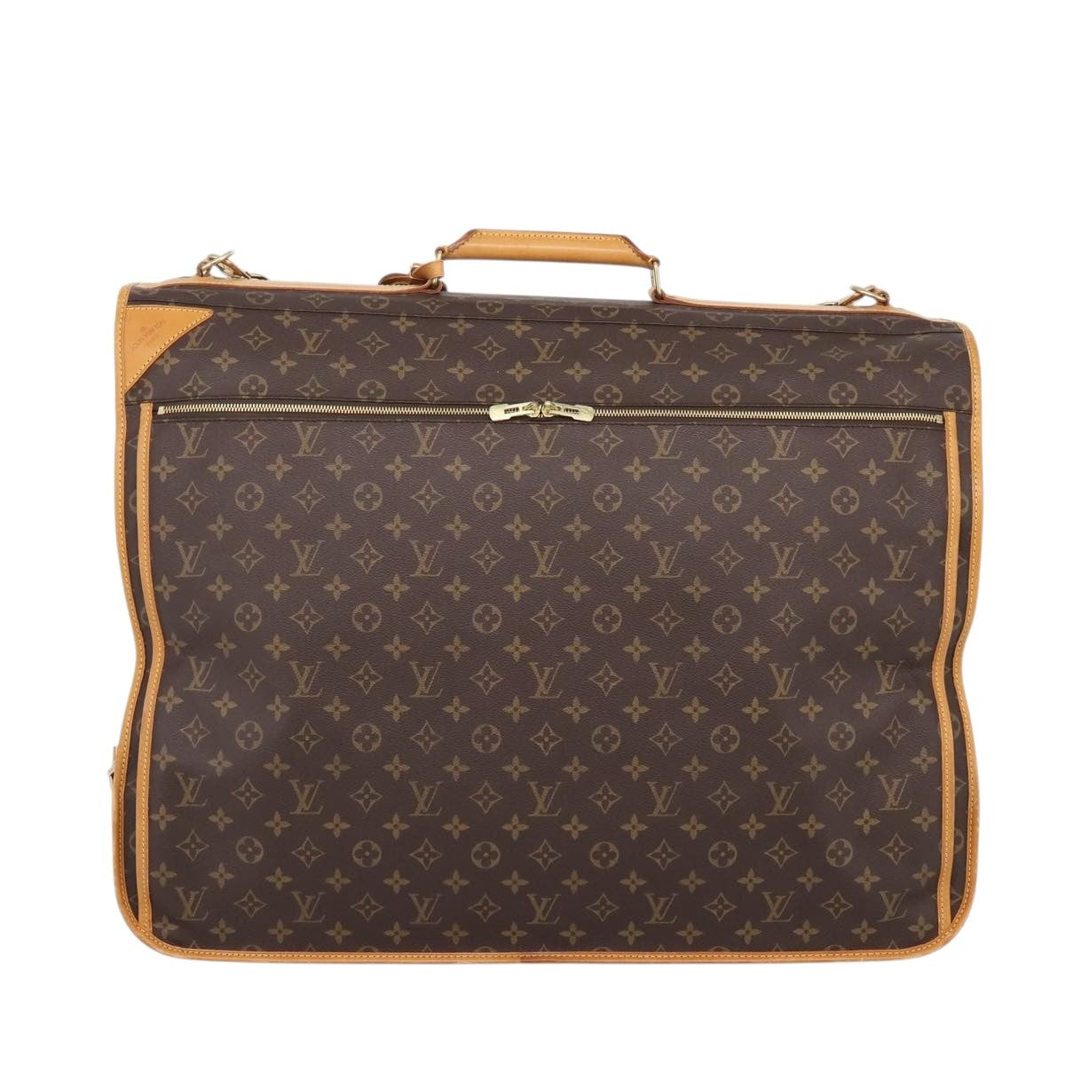 Louis Vuitton Garment Carrier Monogram Canvas Brown Canvas Handbag (Pre-Owned)