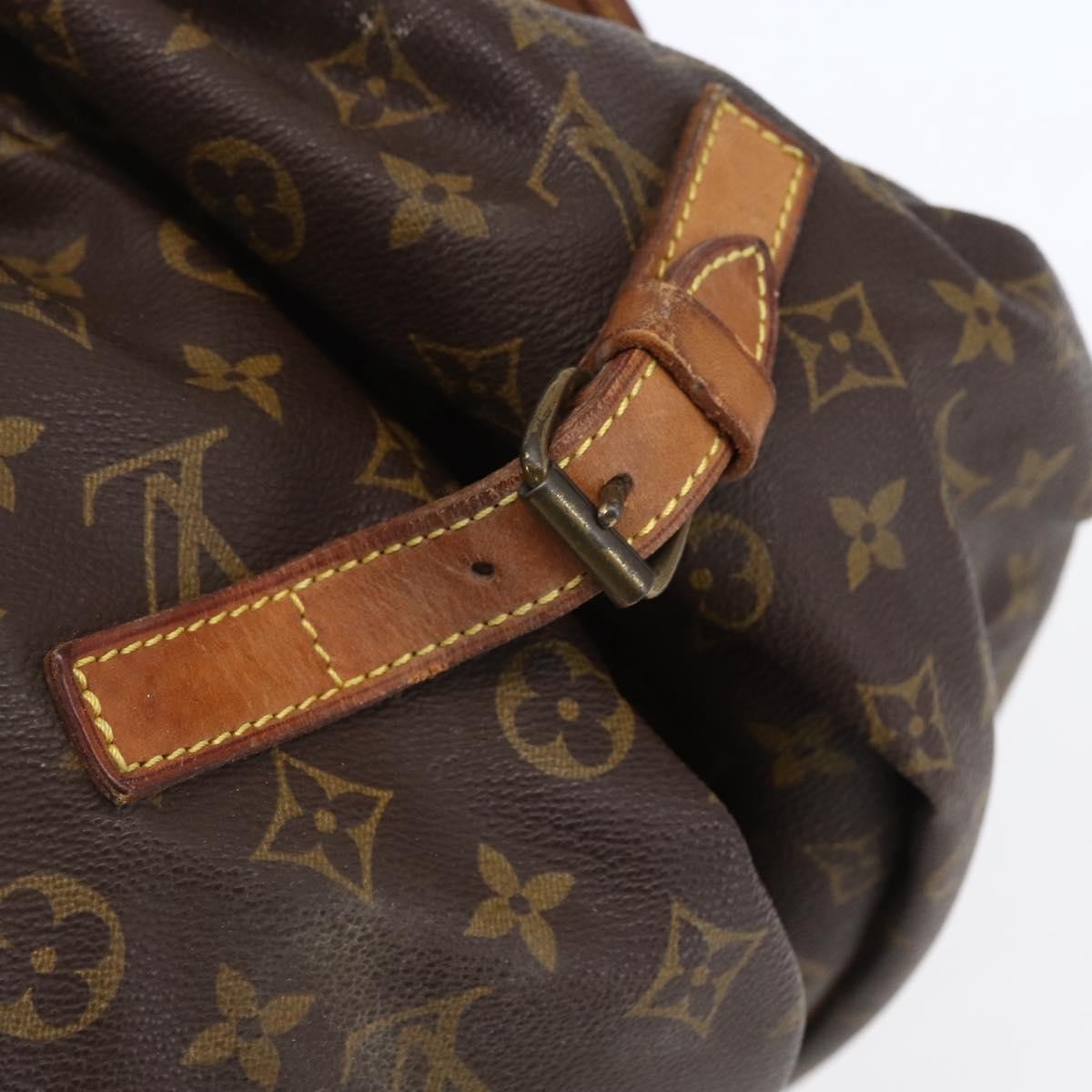 Louis Vuitton Saumur Monogram Canvas Brown Canvas Shoulder Bag Bag (Pre-Owned)