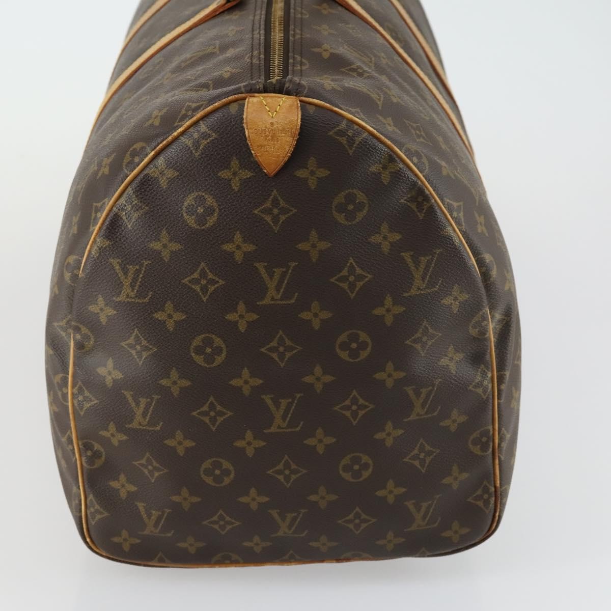 Louis Vuitton Keepall Monogram Canvas Brown Canvas Travel Bag Bag (Pre-Owned)