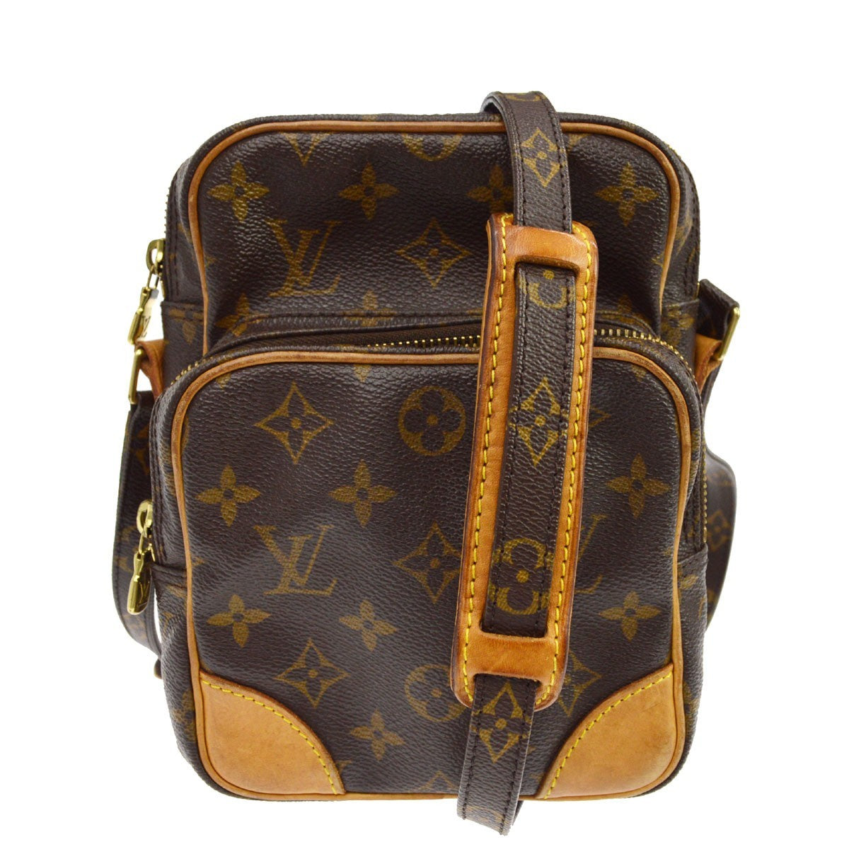 Louis Vuitton Amazone Monogram Canvas Brown Canvas Handbag (Pre-Owned)