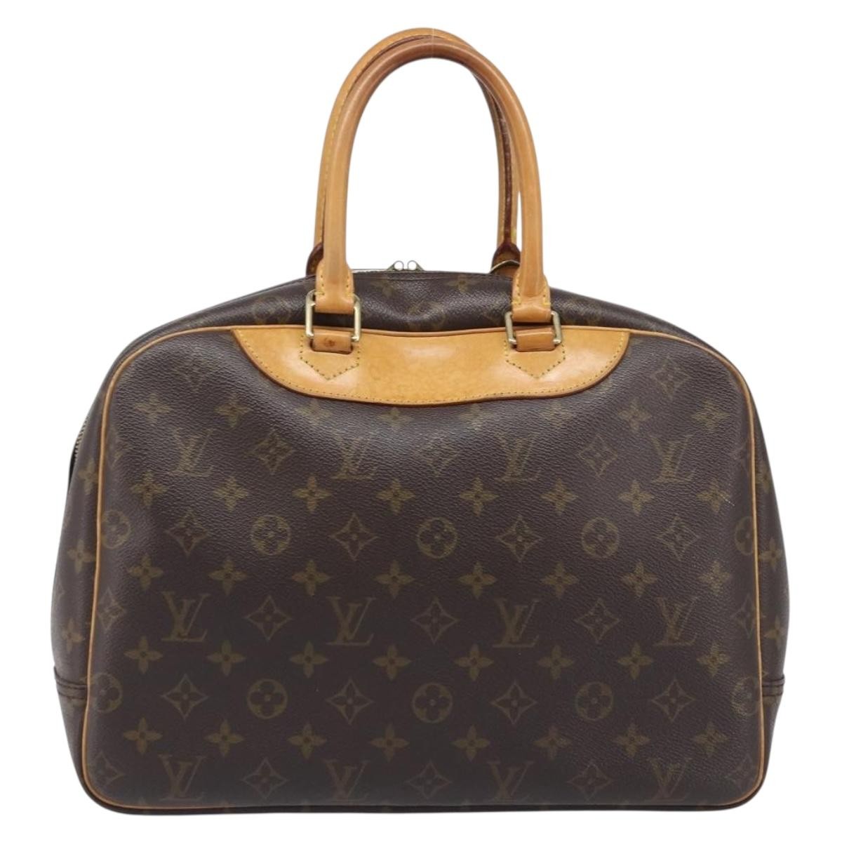 Louis Vuitton Deauville Monogram Canvas Brown Canvas Handbag (Pre-Owned)