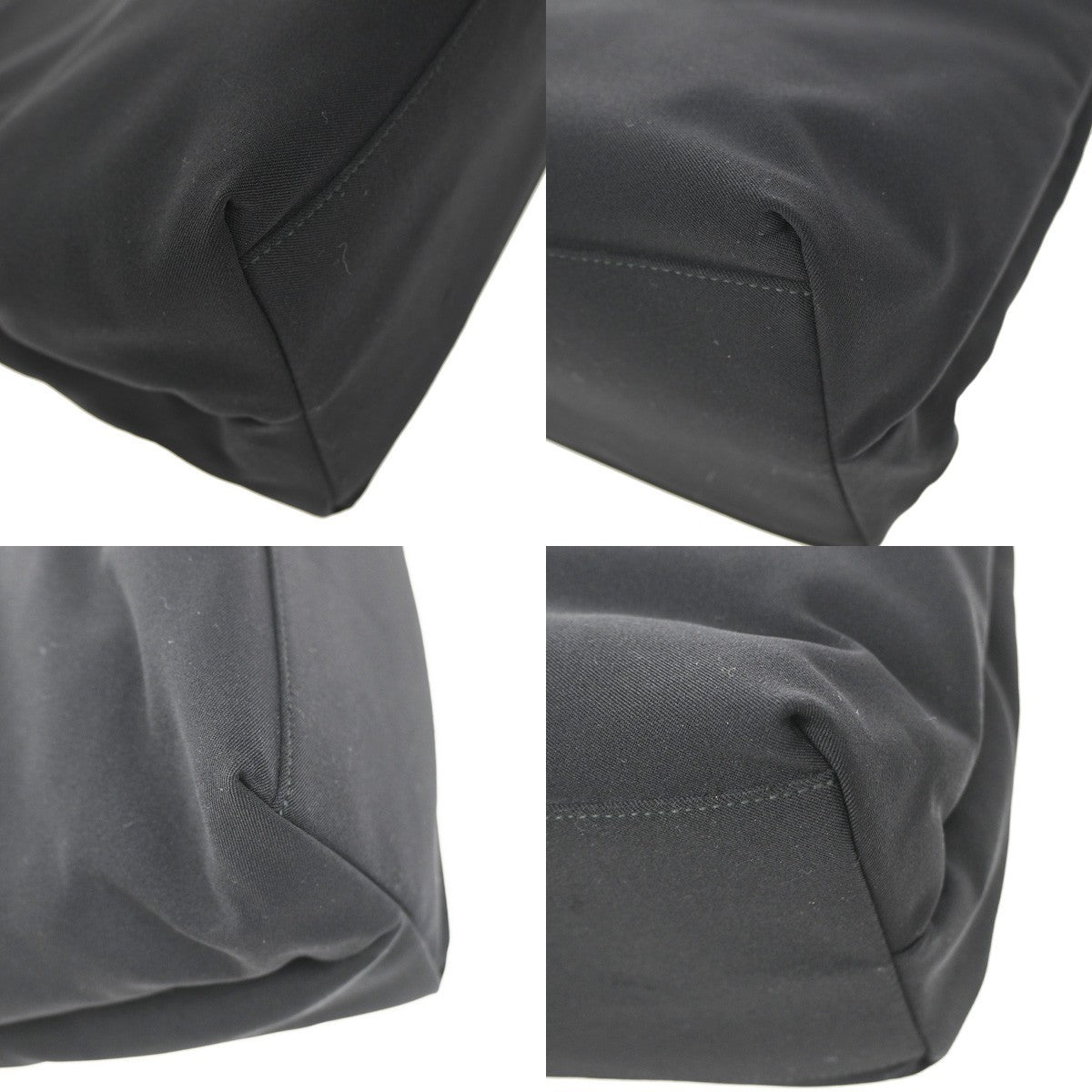 Salvatore Ferragamo Vala Tote Nylon Black Nylon Tote Bag Bag (Pre-Owned)