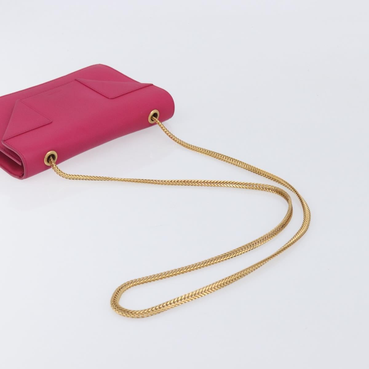 Saint Laurent Betty Leather Pink Leather Handbag (Pre-Owned)