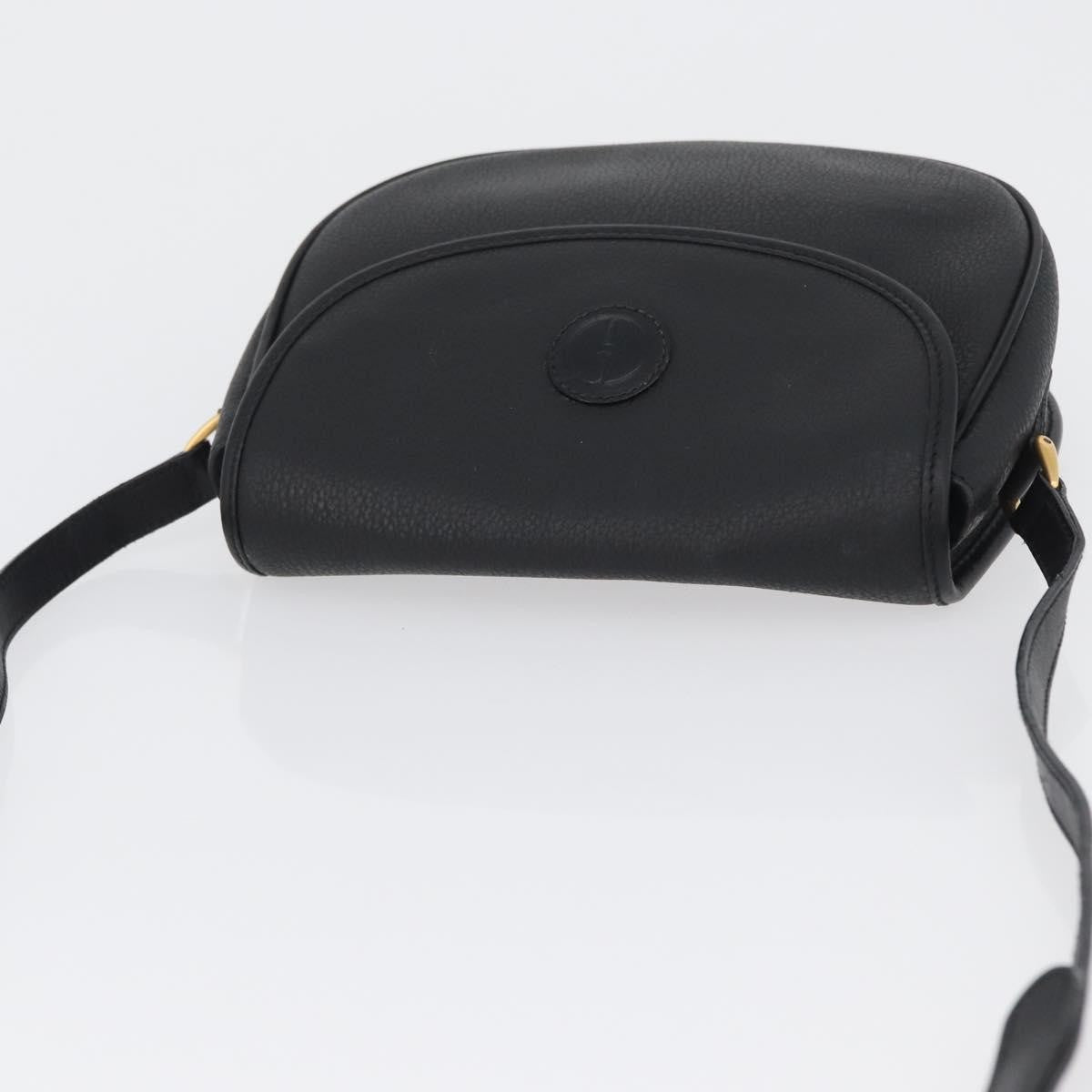 Gucci Vintage Leather Black Leather Shoulder Bag Bag (Pre-Owned)