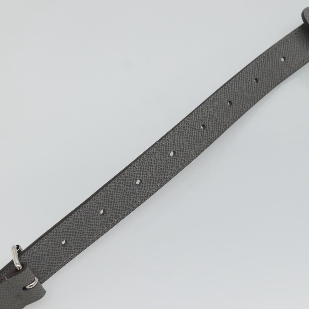 Louis Vuitton Adjustable Shoulder Strap Leather Gray Leather Straps Accessory (Pre-Owned)