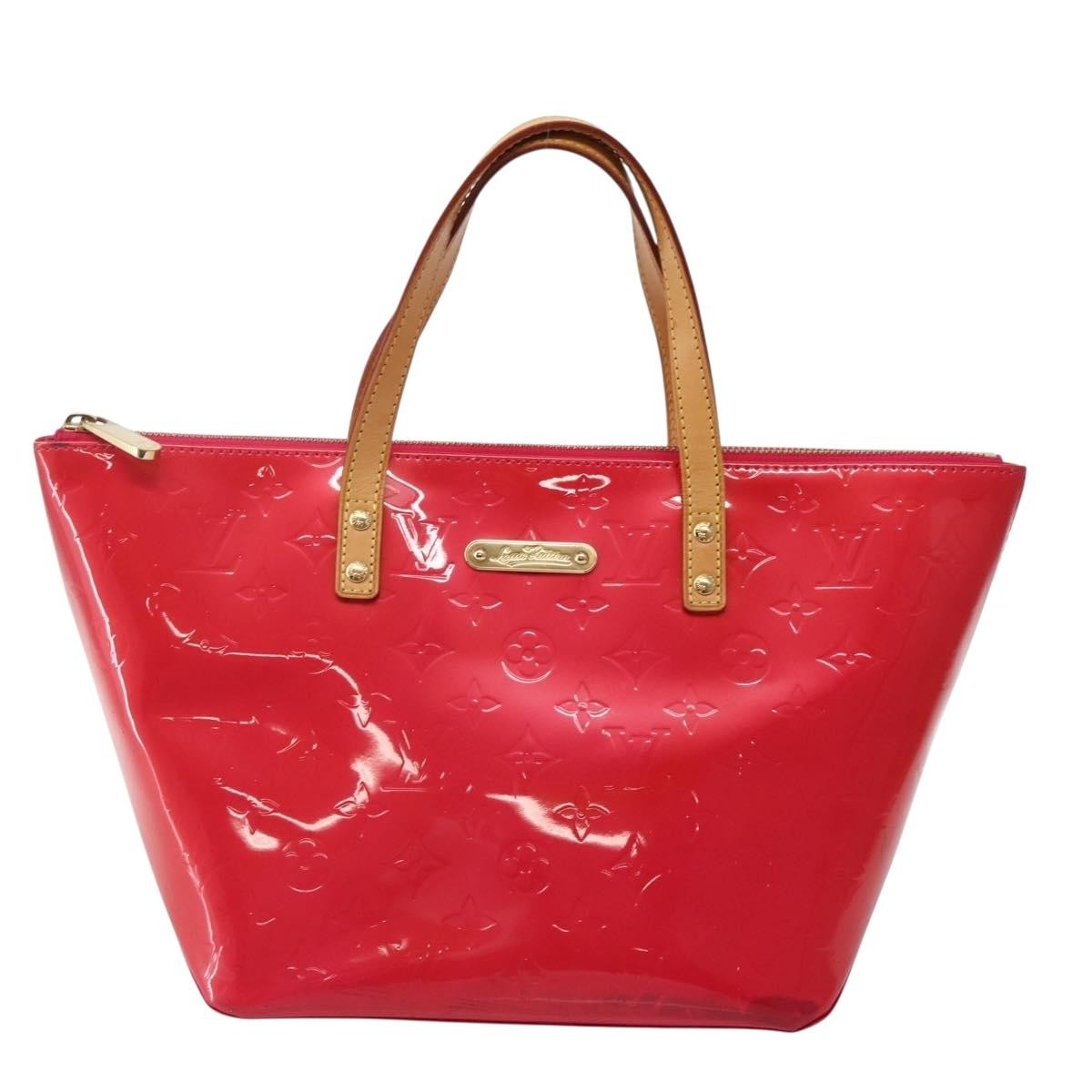 Louis Vuitton Bellevue Monogram Vernis Pink Patent_Leather Tote Bag Bag (Pre-Owned)