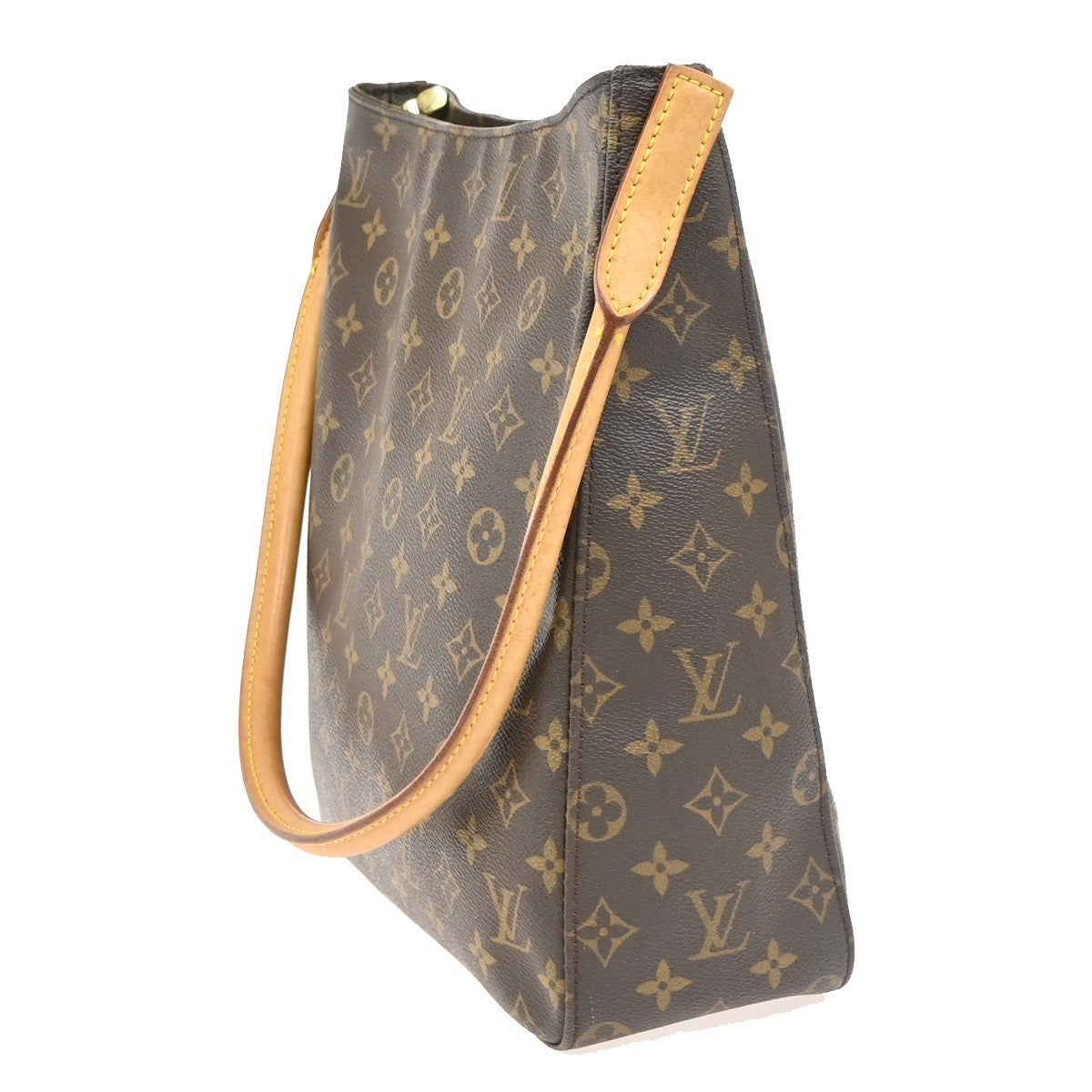 Louis Vuitton Monogram Looping Monogram Canvas Brown Canvas Shoulder Bag Bag (Pre-Owned)