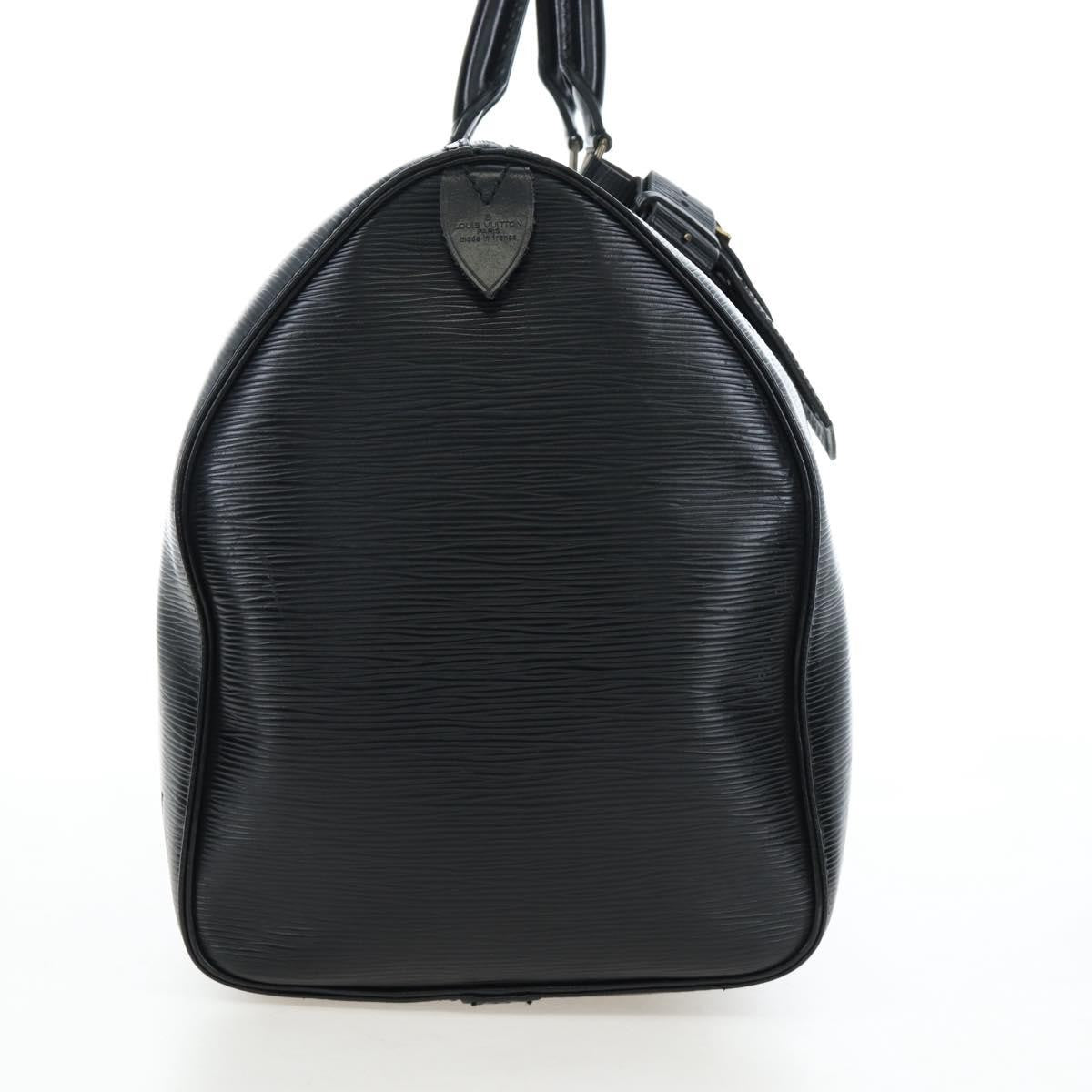 Louis Vuitton Keepall Epi Black Leather Travel Bag Bag (Pre-Owned)