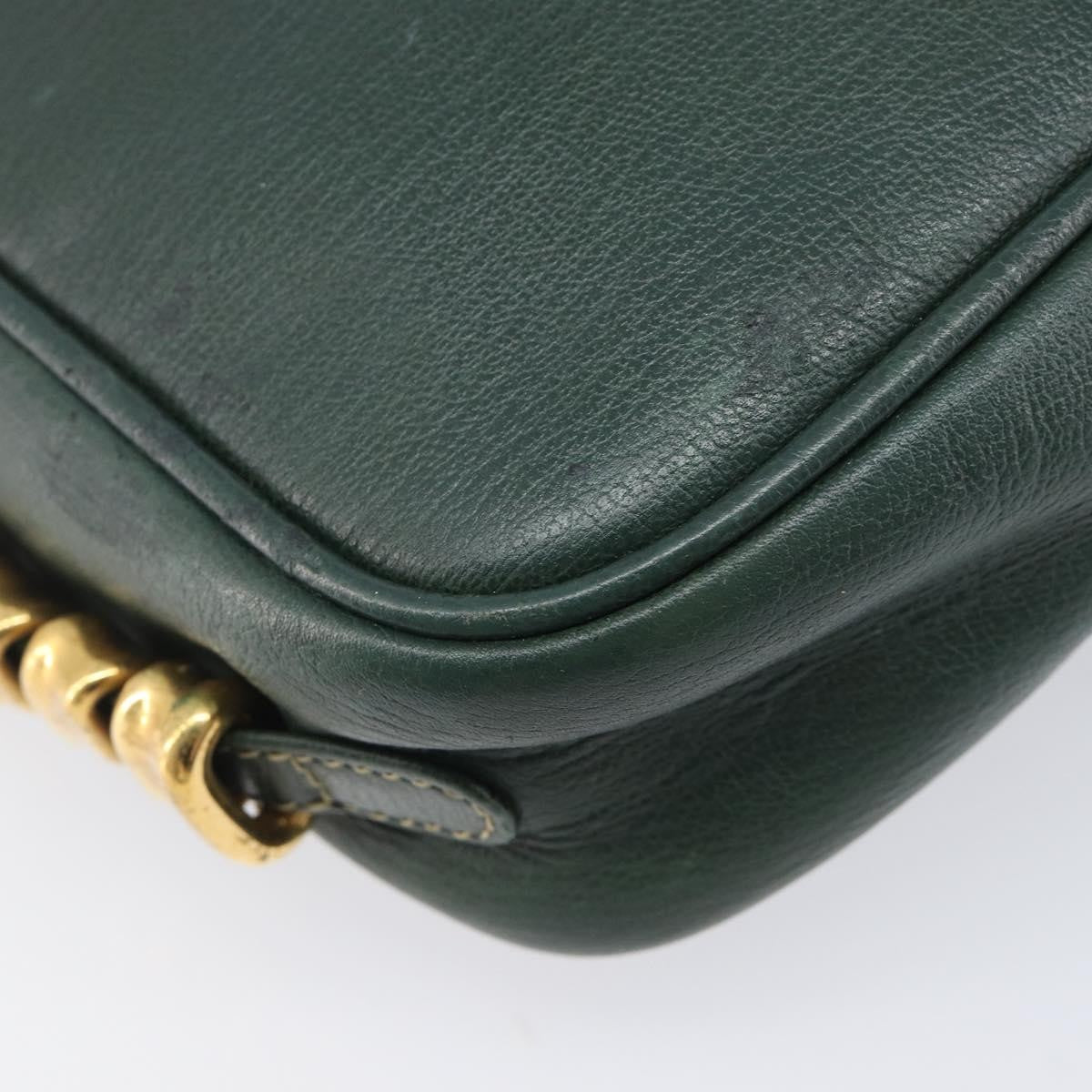 Loewe Velazquez Shoulderbag Leather Green Leather Shoulder Bag Bag (Pre-Owned)
