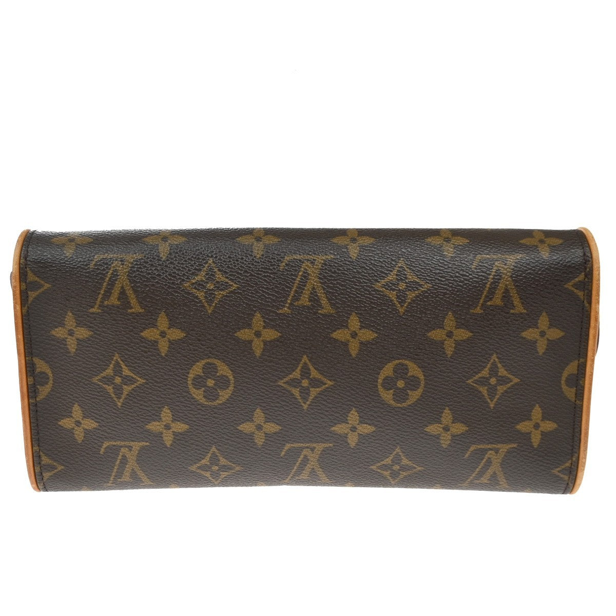 Louis Vuitton Twin Monogram Canvas Brown Leather Clutche & Pouche Bag (Pre-Owned)