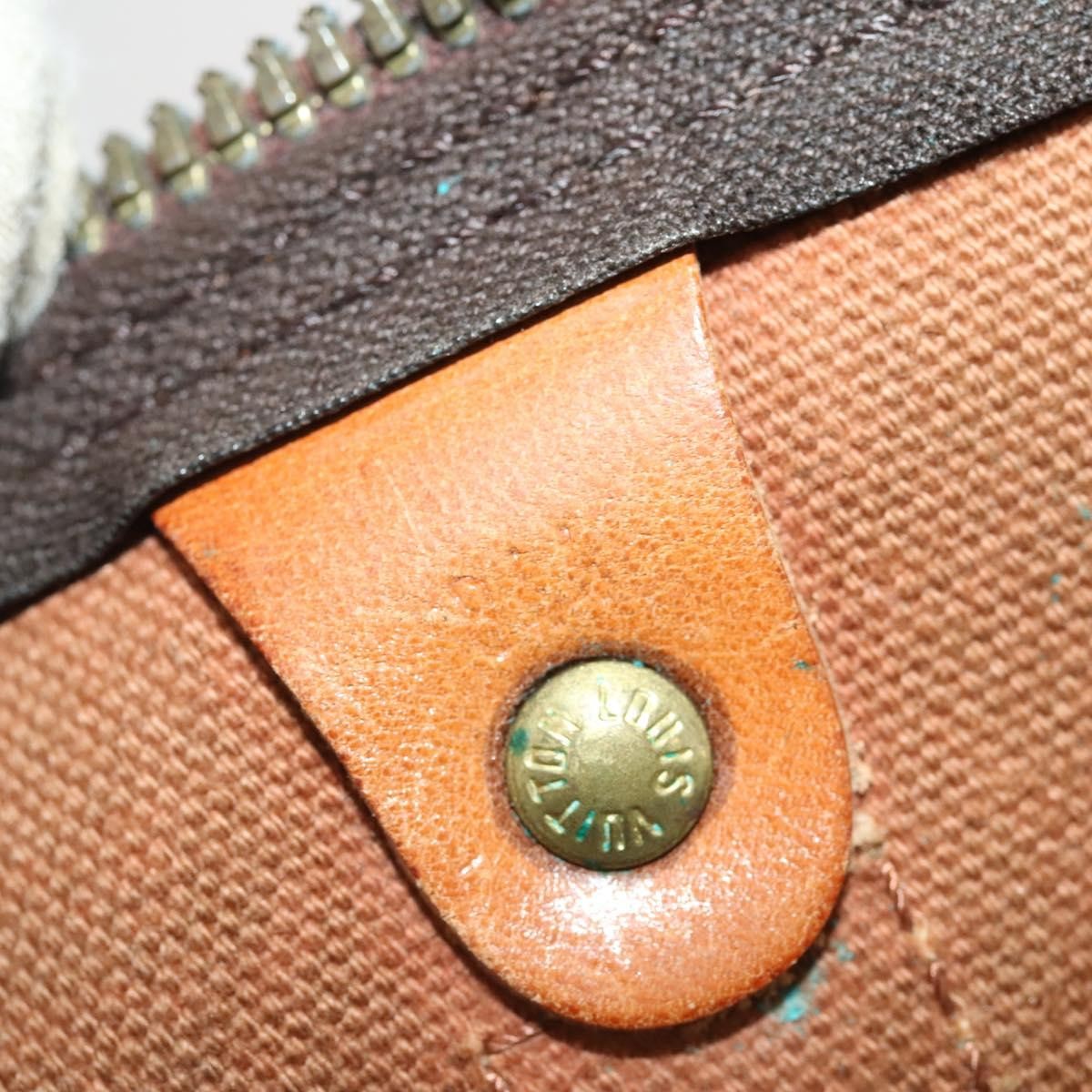 Louis Vuitton Keepall Monogram Canvas Brown Canvas Handbag (Pre-Owned)