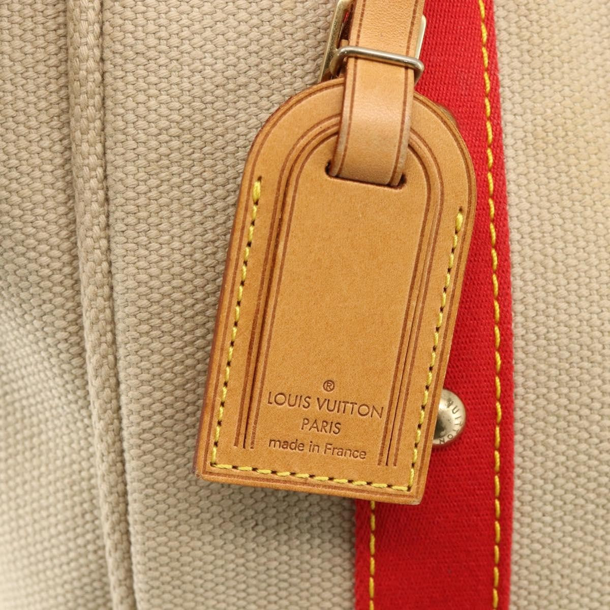 Louis Vuitton Antigua Tote Canvas Beige Canvas Tote Bag Bag (Pre-Owned)