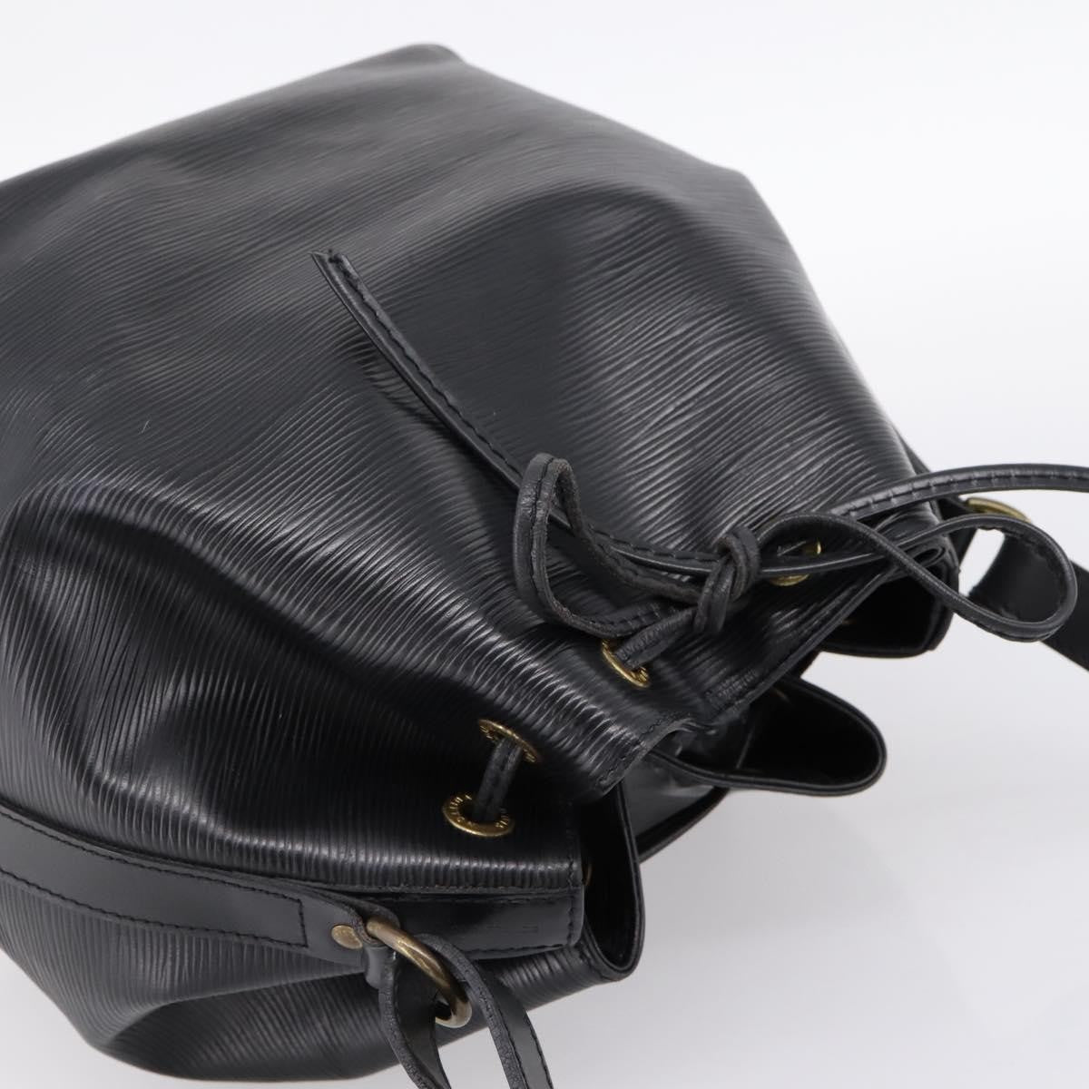 Louis Vuitton Petit Noe Epi Leather Black Leather Shoulder Bag Bag (Pre-Owned)