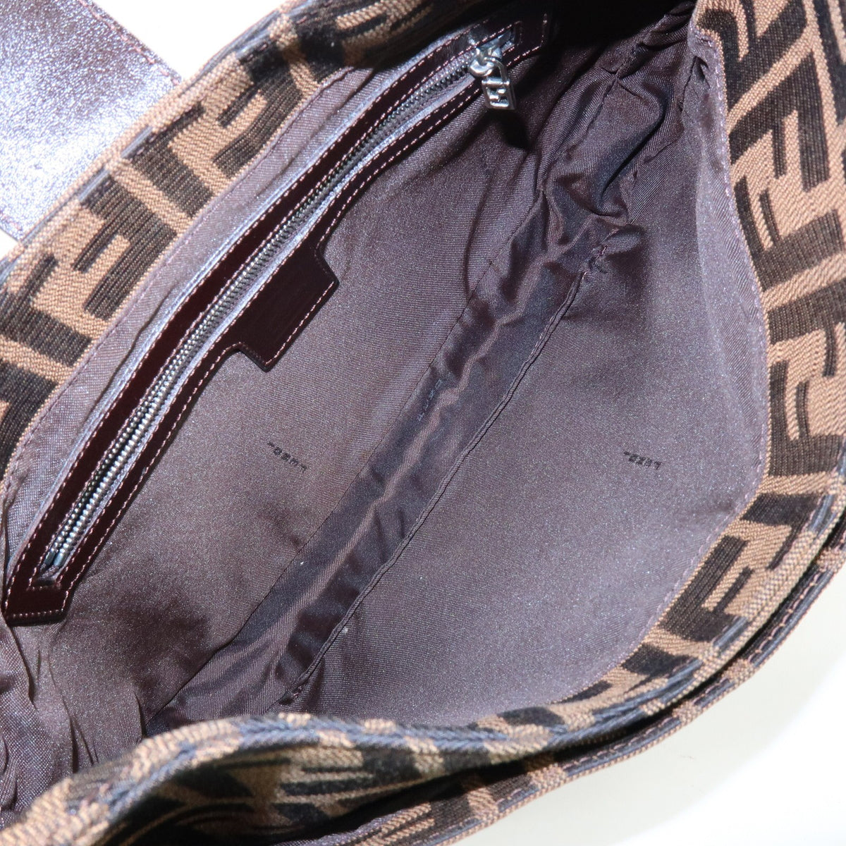 Fendi Vintage Zucca Canvas Brown Canvas Tote Bag Bag (Pre-Owned)