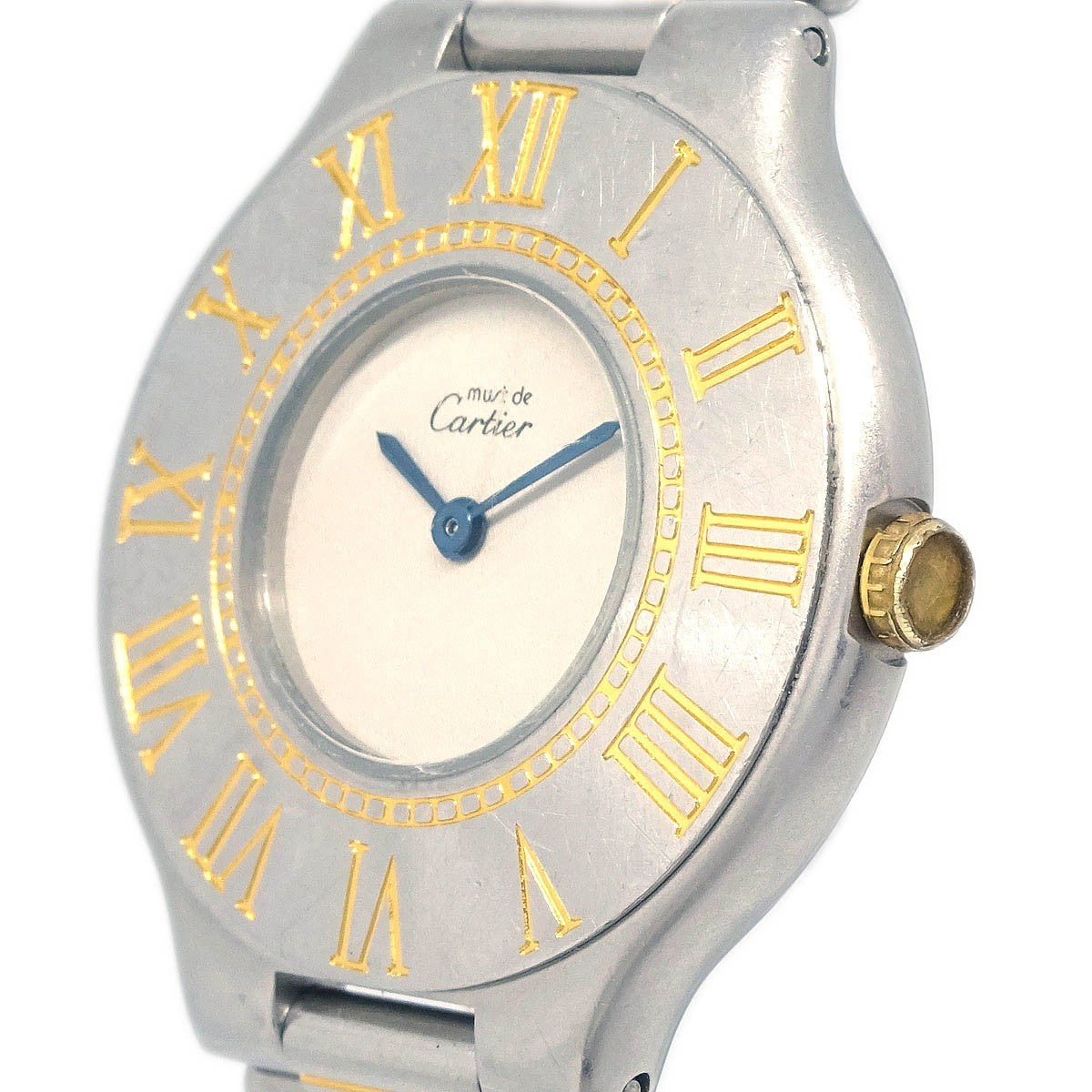 Cartier Must De Cartier 21 Quartz Stainless Steel Watch (Pre-Owned)