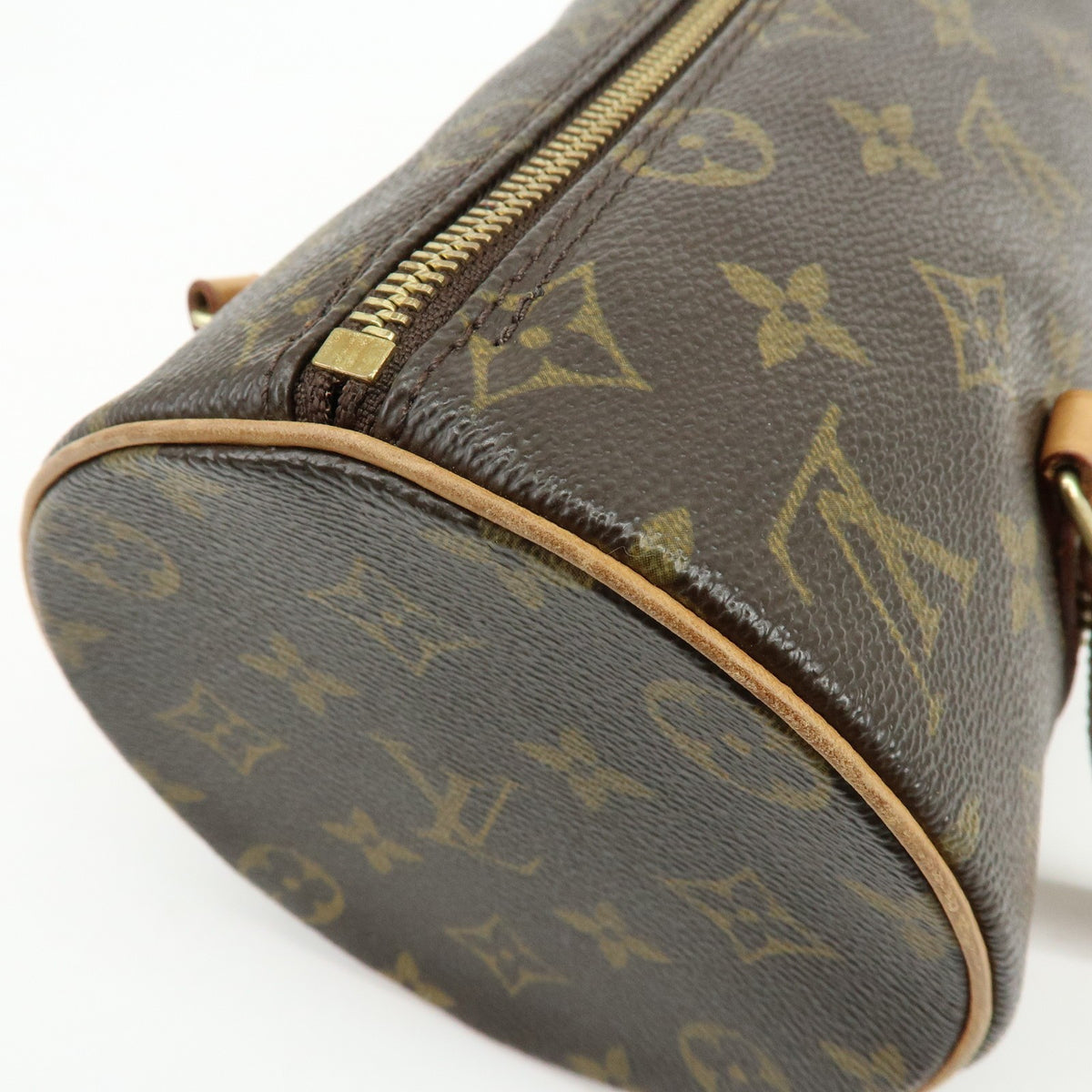 Louis Vuitton Papillon Monogram Canvas Brown Canvas Handbag (Pre-Owned)