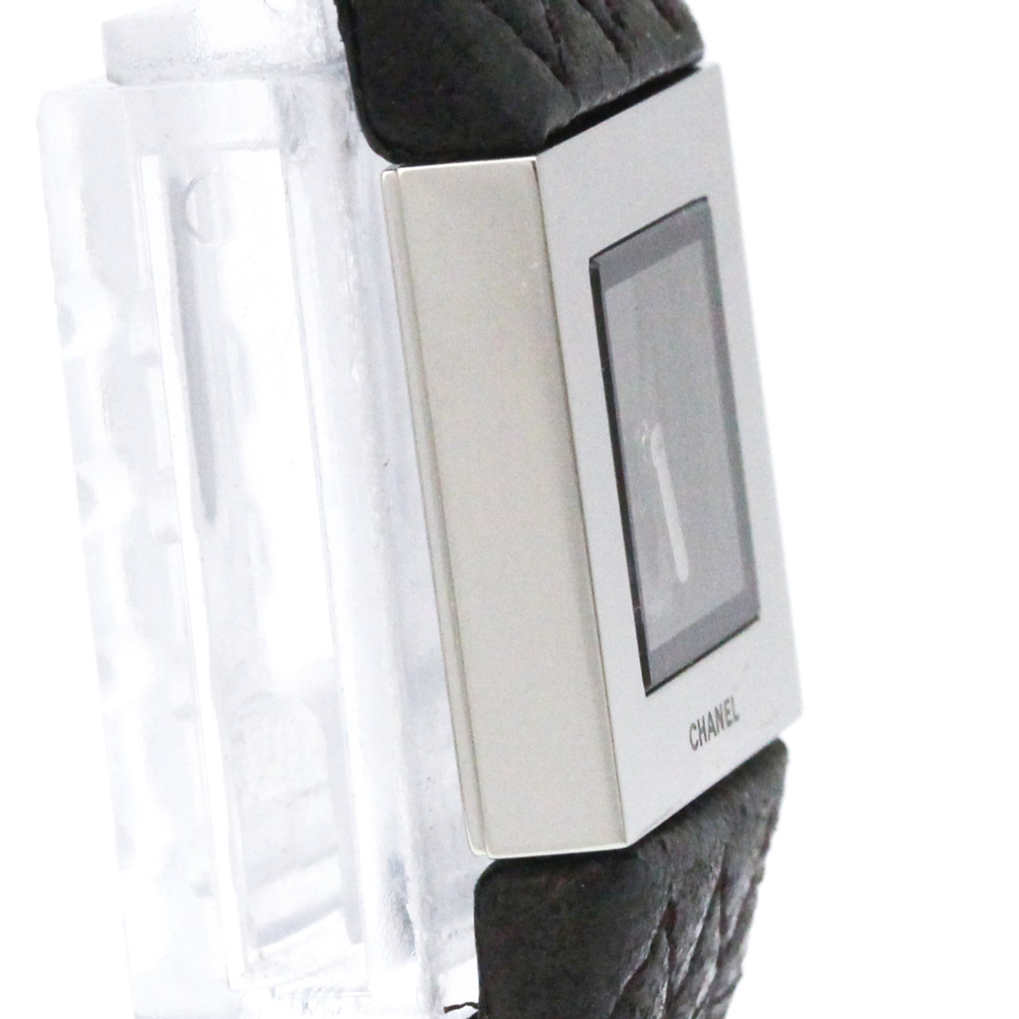 Chanel Matelasse Quartz Stainless Steel And Quilted Leather Watch (Pre-Owned)