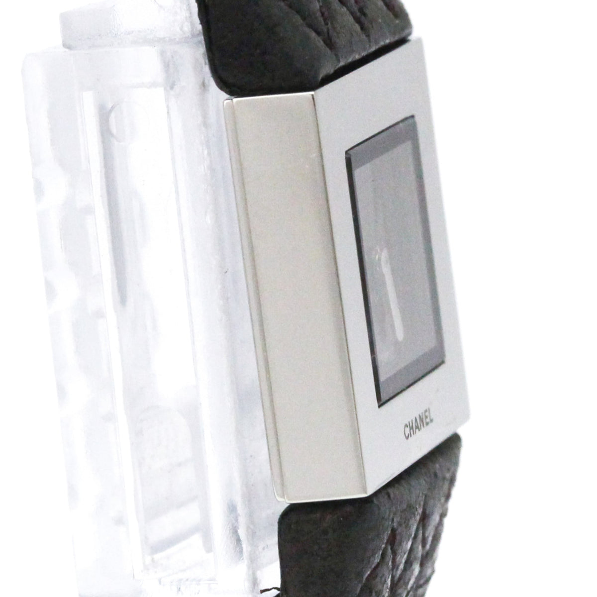 Chanel Matelasse Quartz Stainless Steel And Quilted Leather Watch (Pre-Owned)