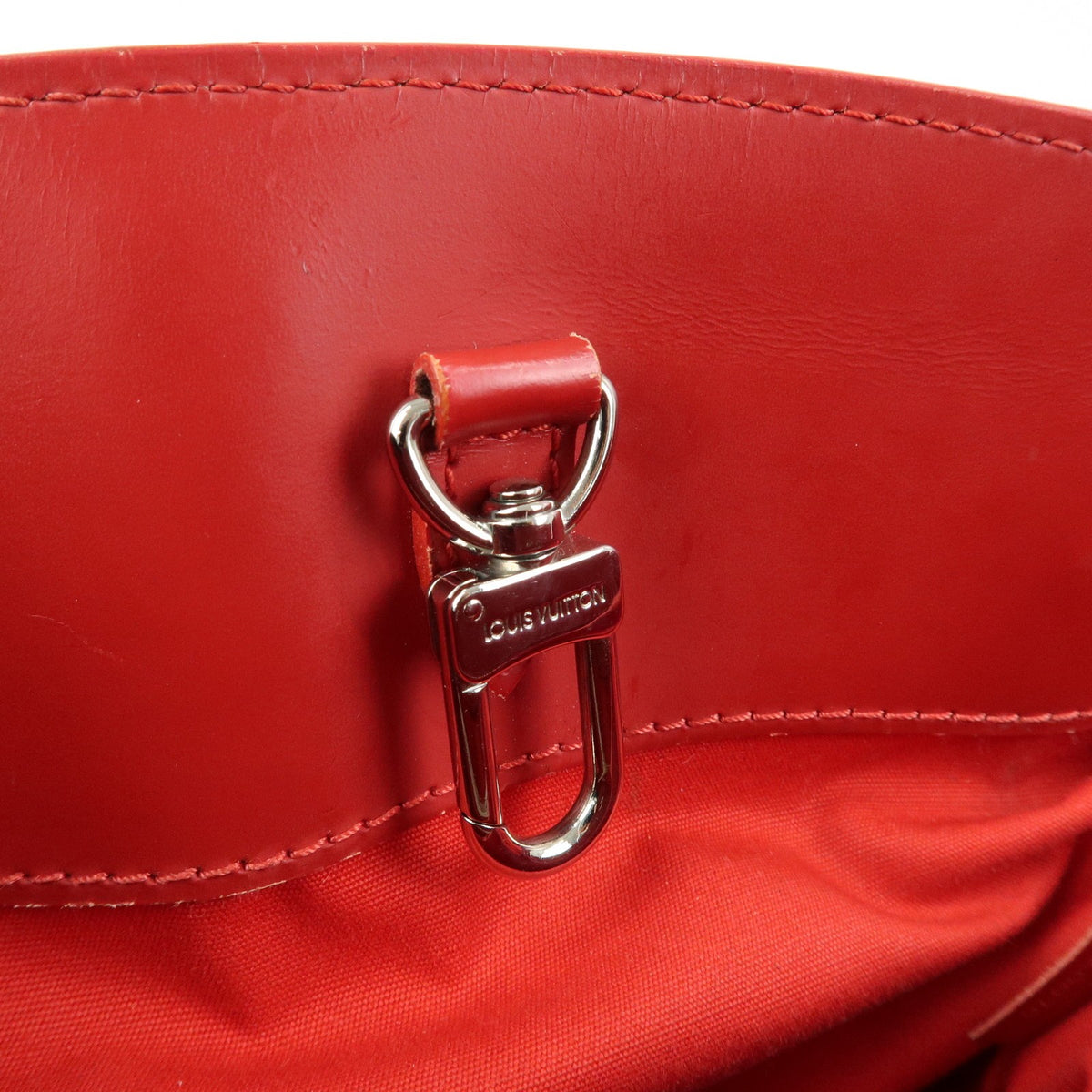 Louis Vuitton Passy Epi Leather Red Leather Tote Bag Bag (Pre-Owned)