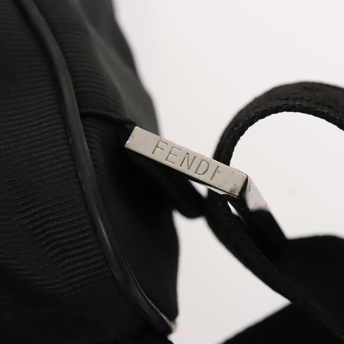 Fendi Vintage Nylon Black Nylon Shoulder Bag Bag (Pre-Owned)