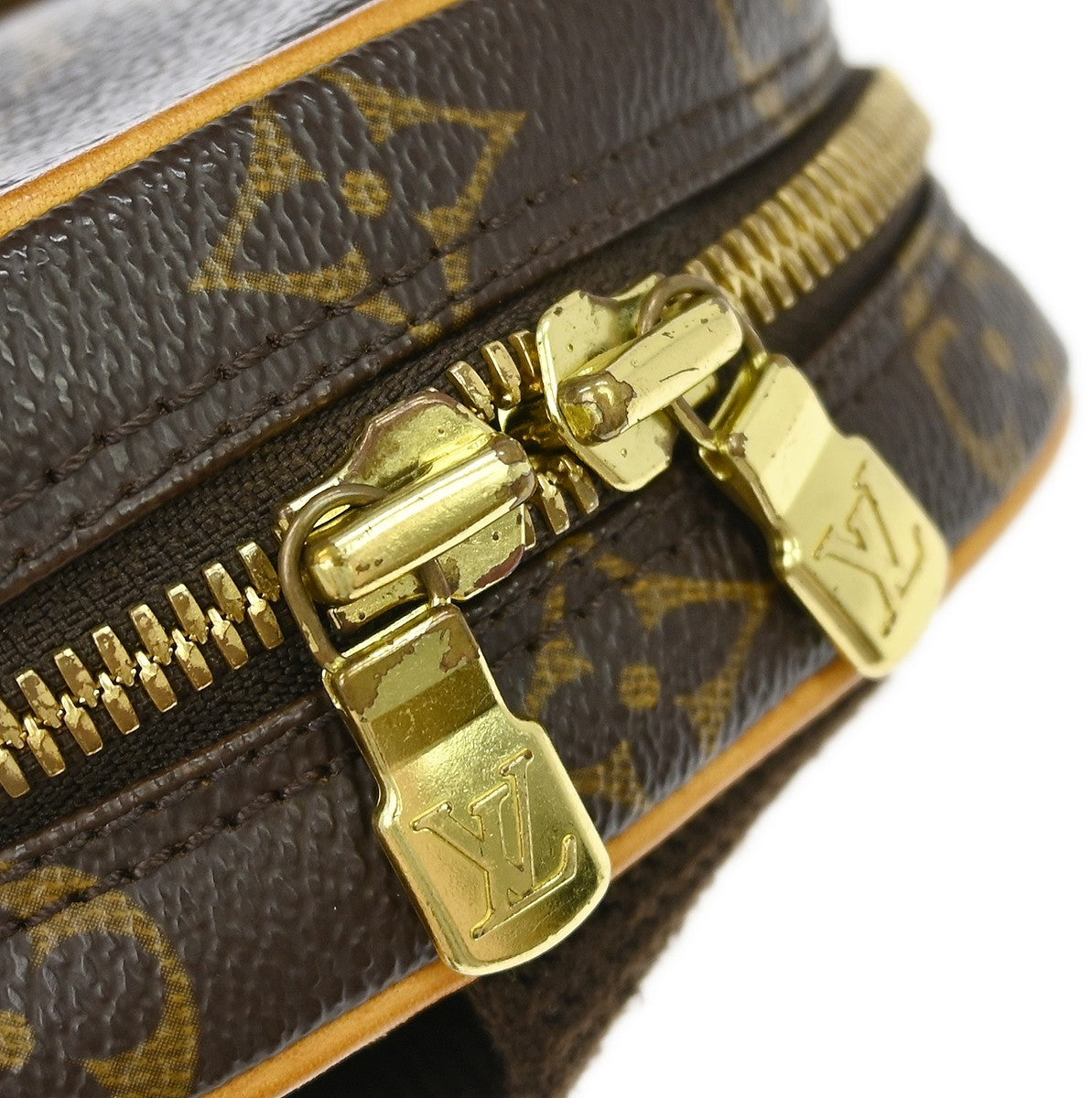 Louis Vuitton Pochette Gange Monogram Canvas Brown Canvas Clutche & Pouche Bag (Pre-Owned)