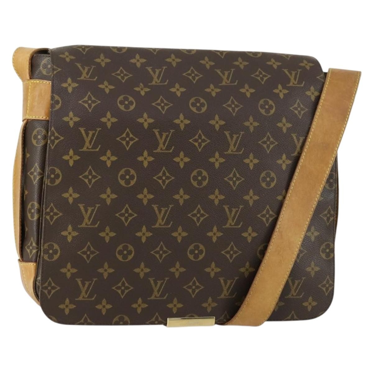 Louis Vuitton Abbesses Messenger Monogram Canvas Brown Canvas Shoulder Bag Bag (Pre-Owned)