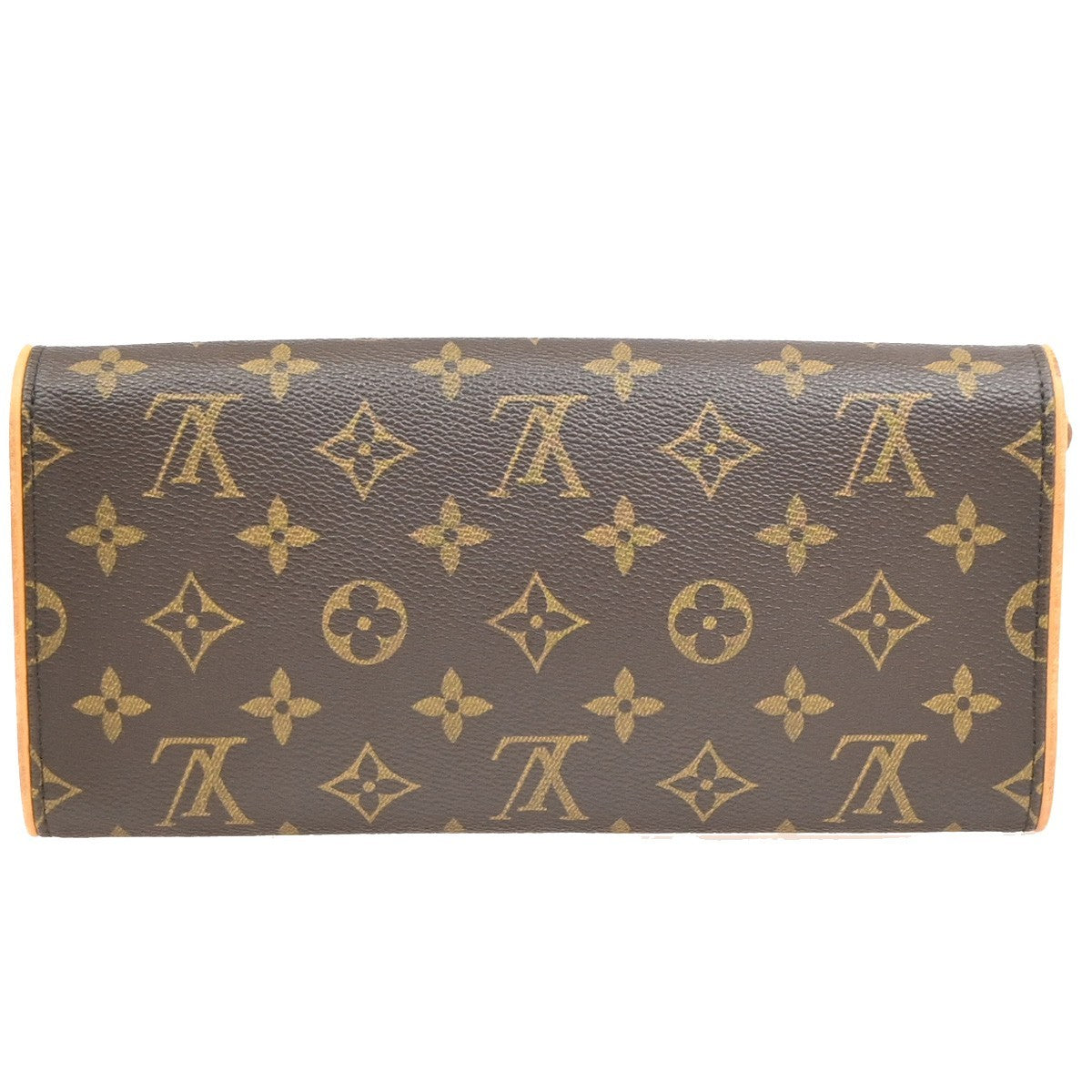 Louis Vuitton Twin Monogram Canvas Brown Canvas Clutche & Pouche Bag (Pre-Owned)