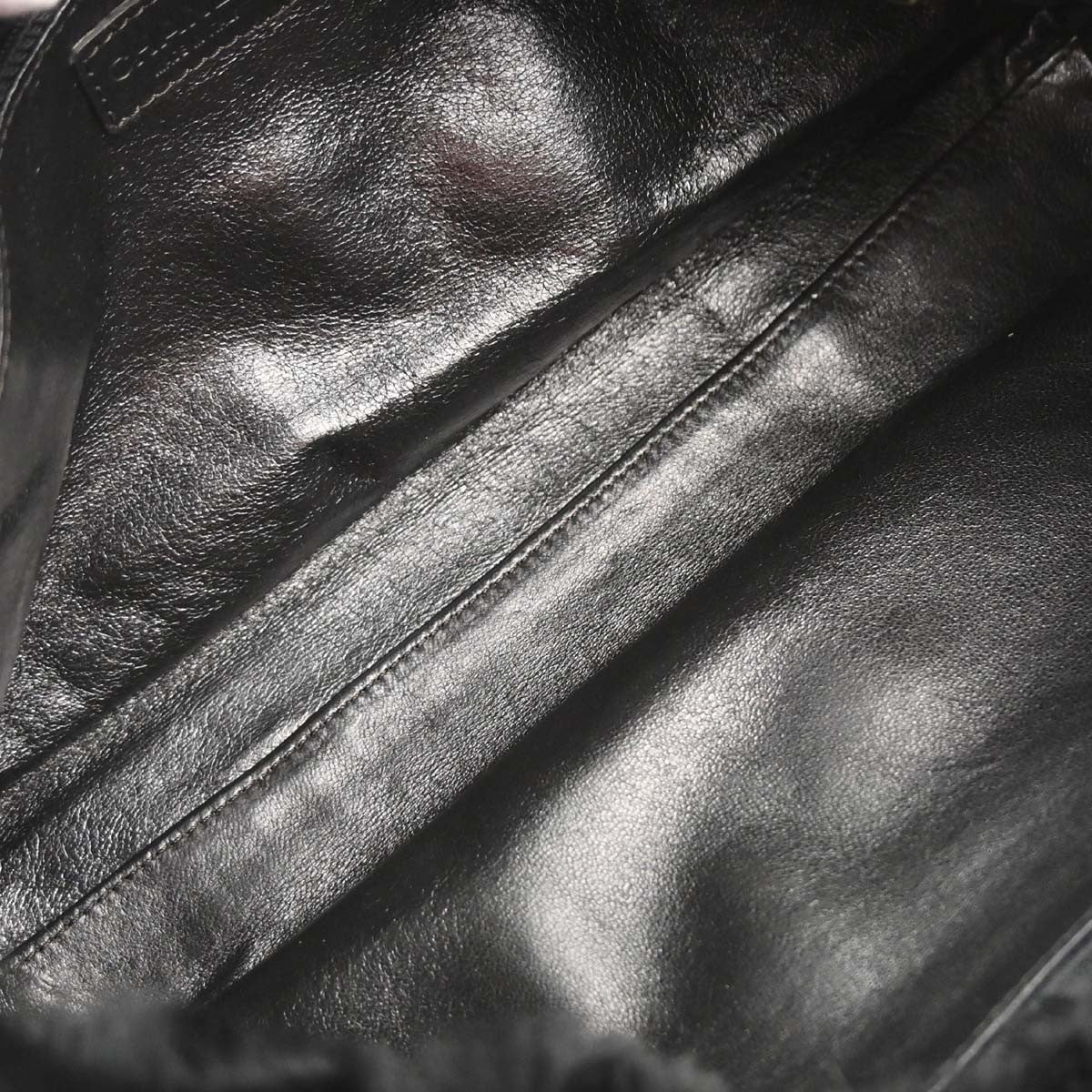 Chanel Chain Lapin Fur Black Rabbit Tote Bag Bag (Pre-Owned)