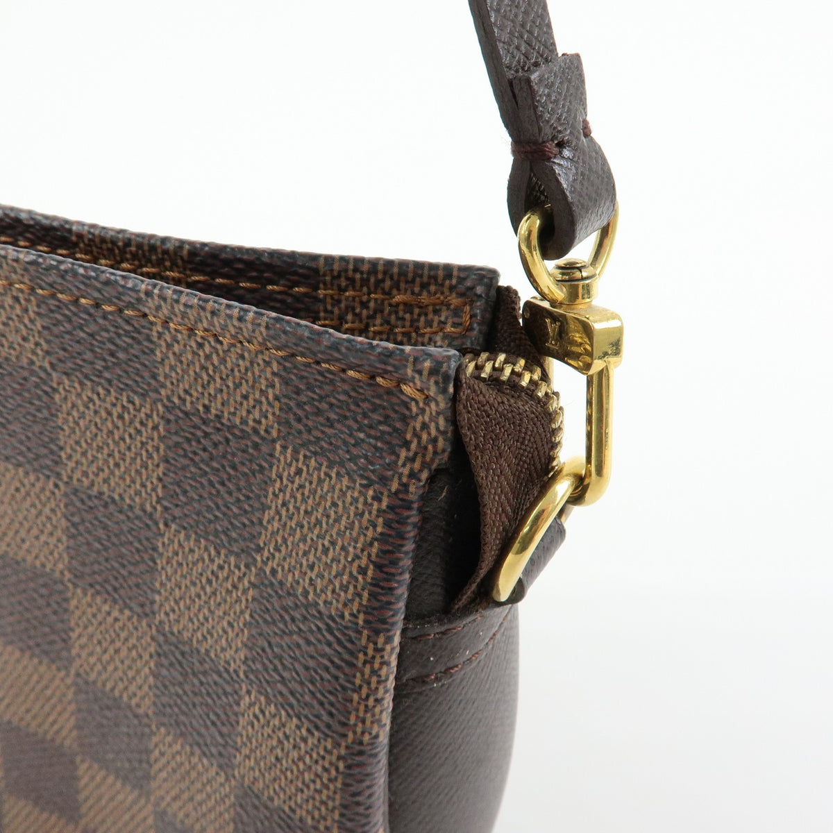 Louis Vuitton Trousse Make Up Damier Brown Canvas Clutche & Pouche Bag (Pre-Owned)
