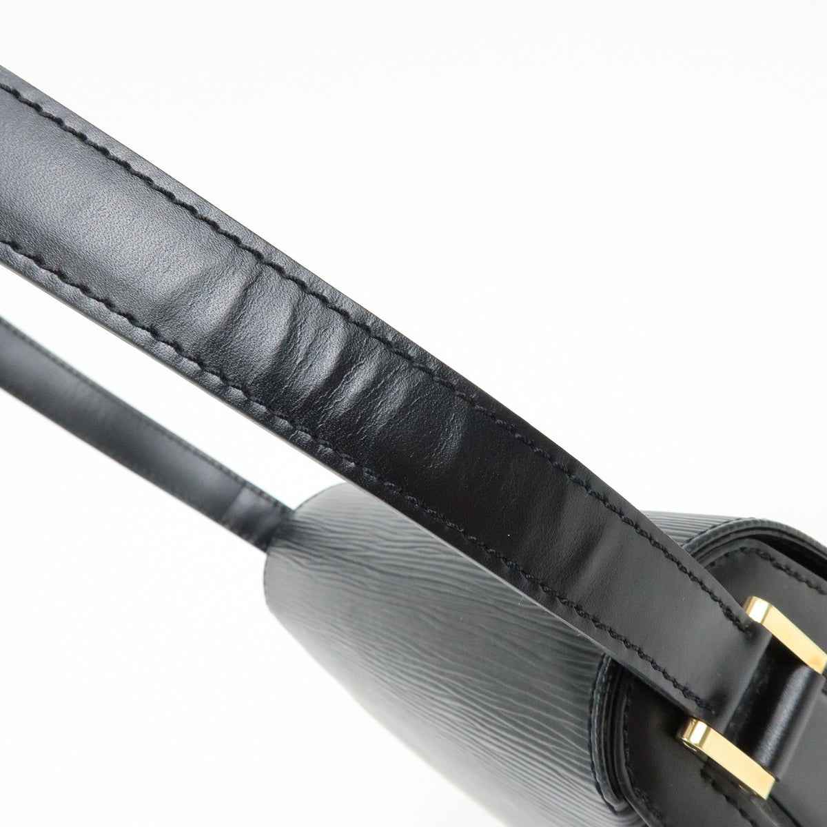 Louis Vuitton Buci Epi Leather Black Leather Handbag (Pre-Owned)