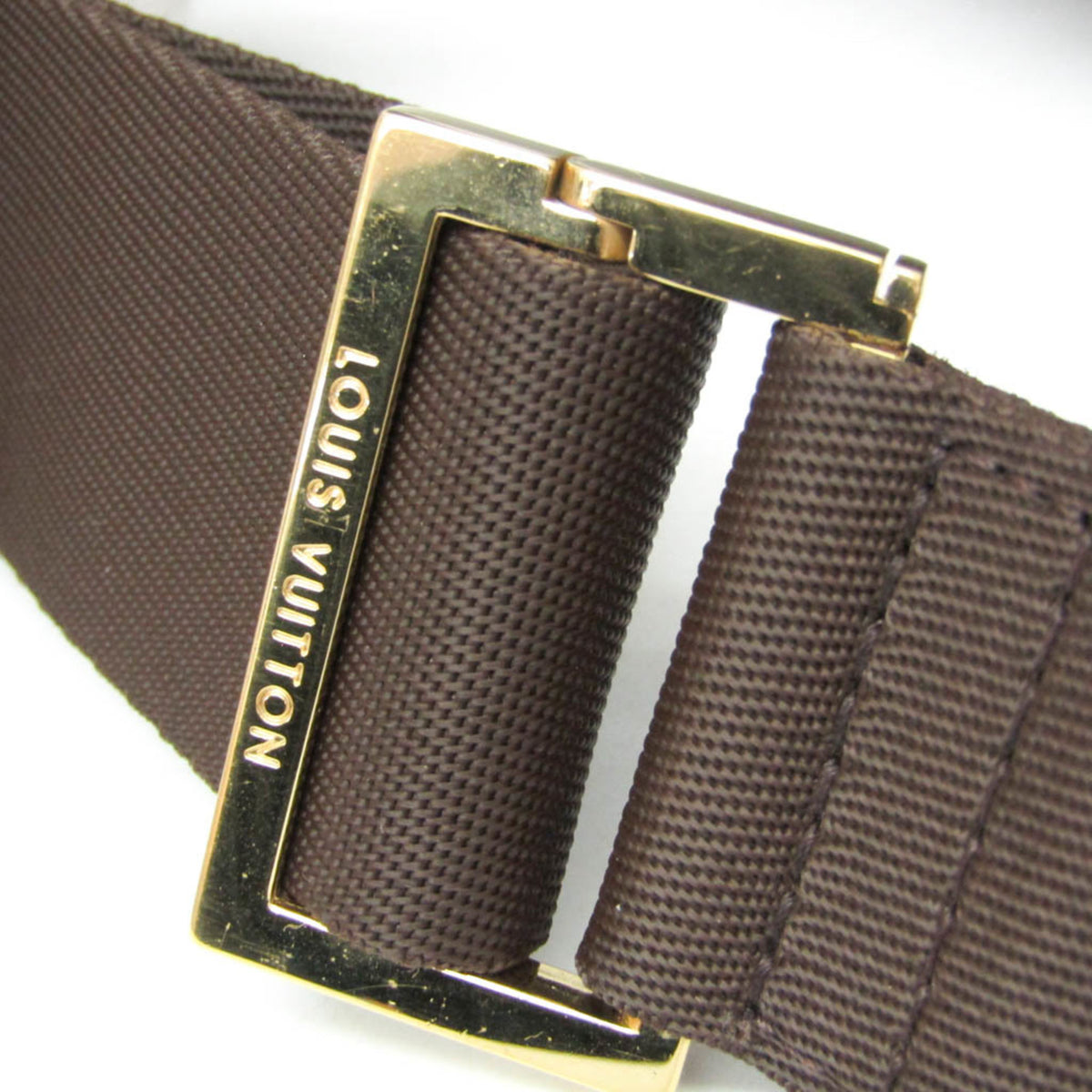 Louis Vuitton Geronimos Waist Damier Brown Canvas Shoulder Bag Bag (Pre-Owned)