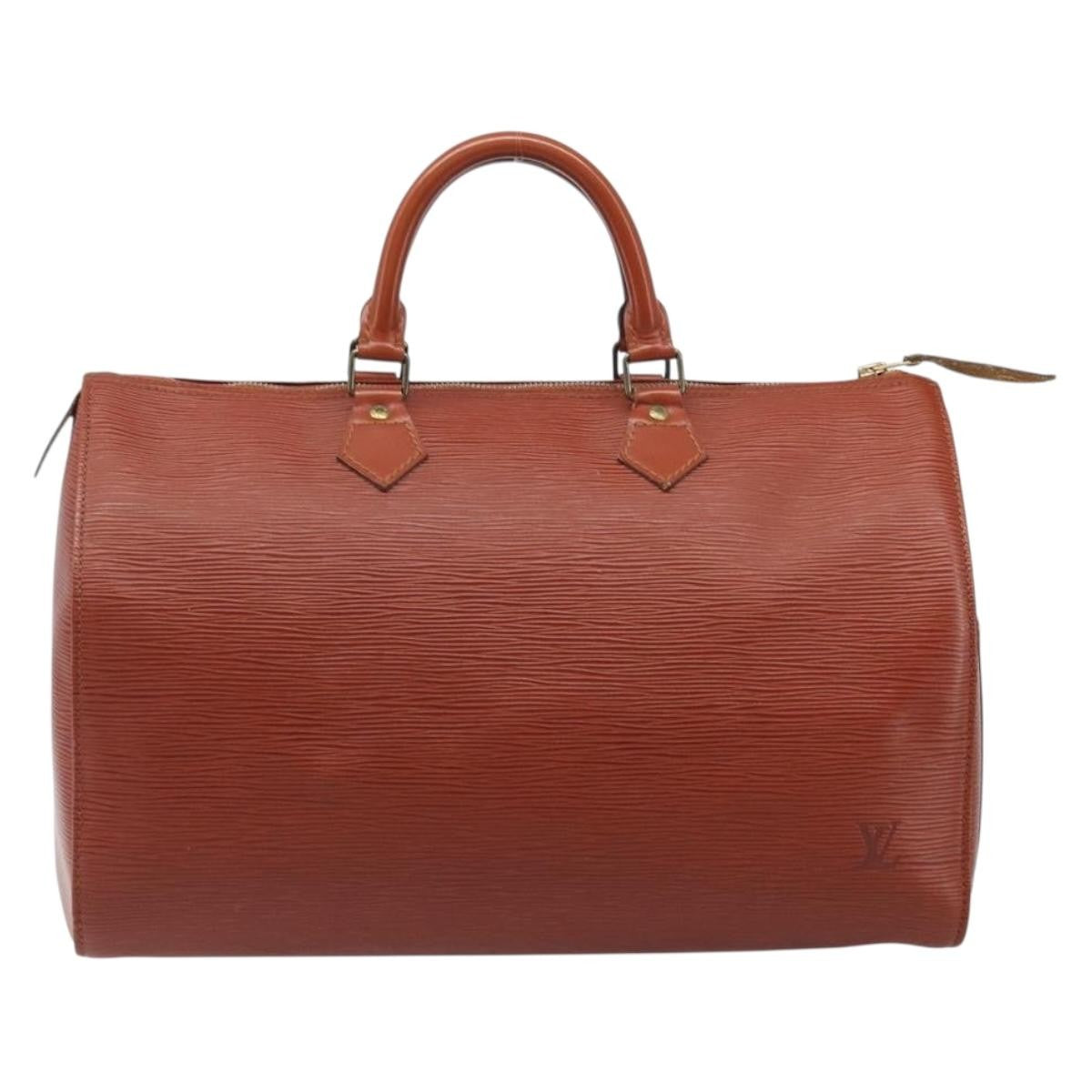 Louis Vuitton Speedy Epi Leather Brown Leather Handbag (Pre-Owned)