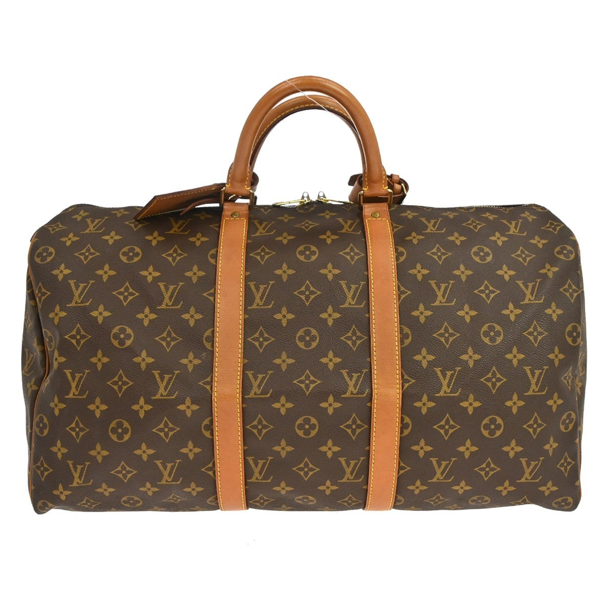 Louis Vuitton Keepall Monogram Canvas Brown Canvas Travel Bag Bag (Pre-Owned)
